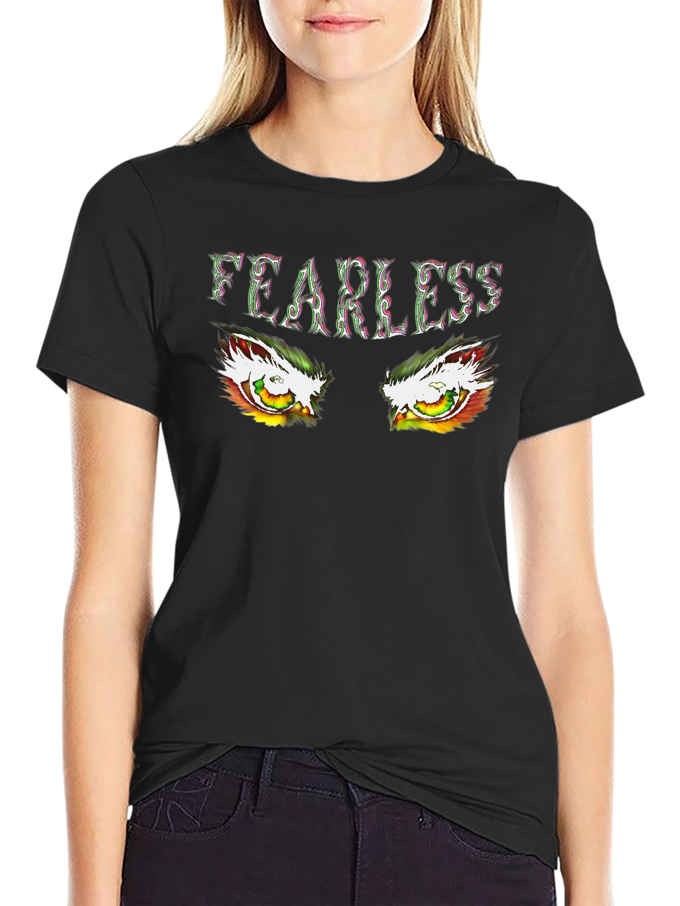 Fearless Eye Graphic T-Shirt - Bold Statement Tee