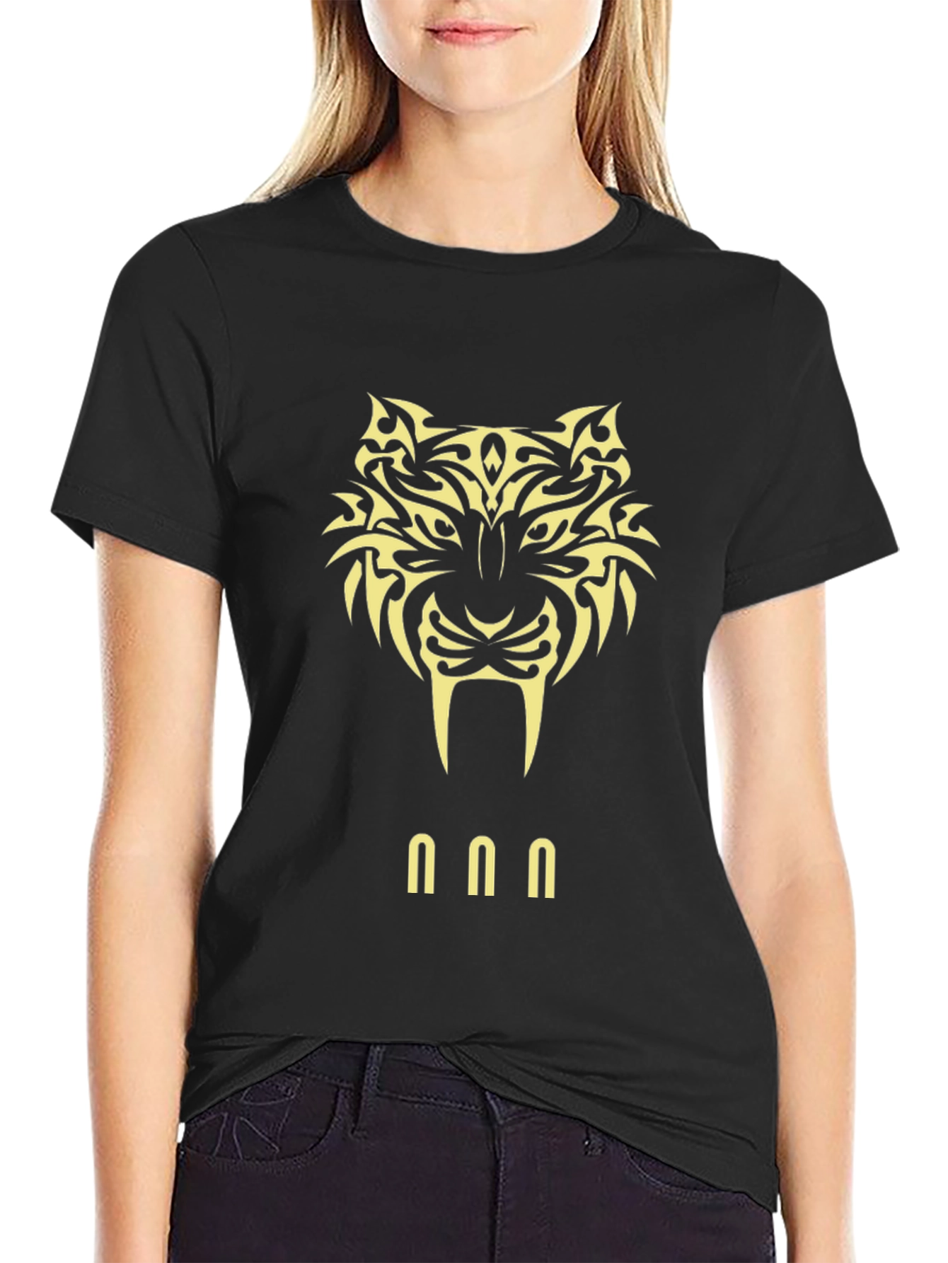 Tribal Tiger Graphic Tee - Cool Mens T-Shirt