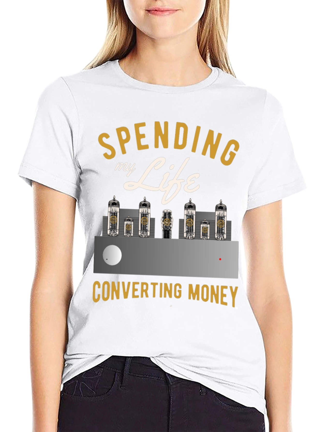 Spending Life Converting Money T-Shirt