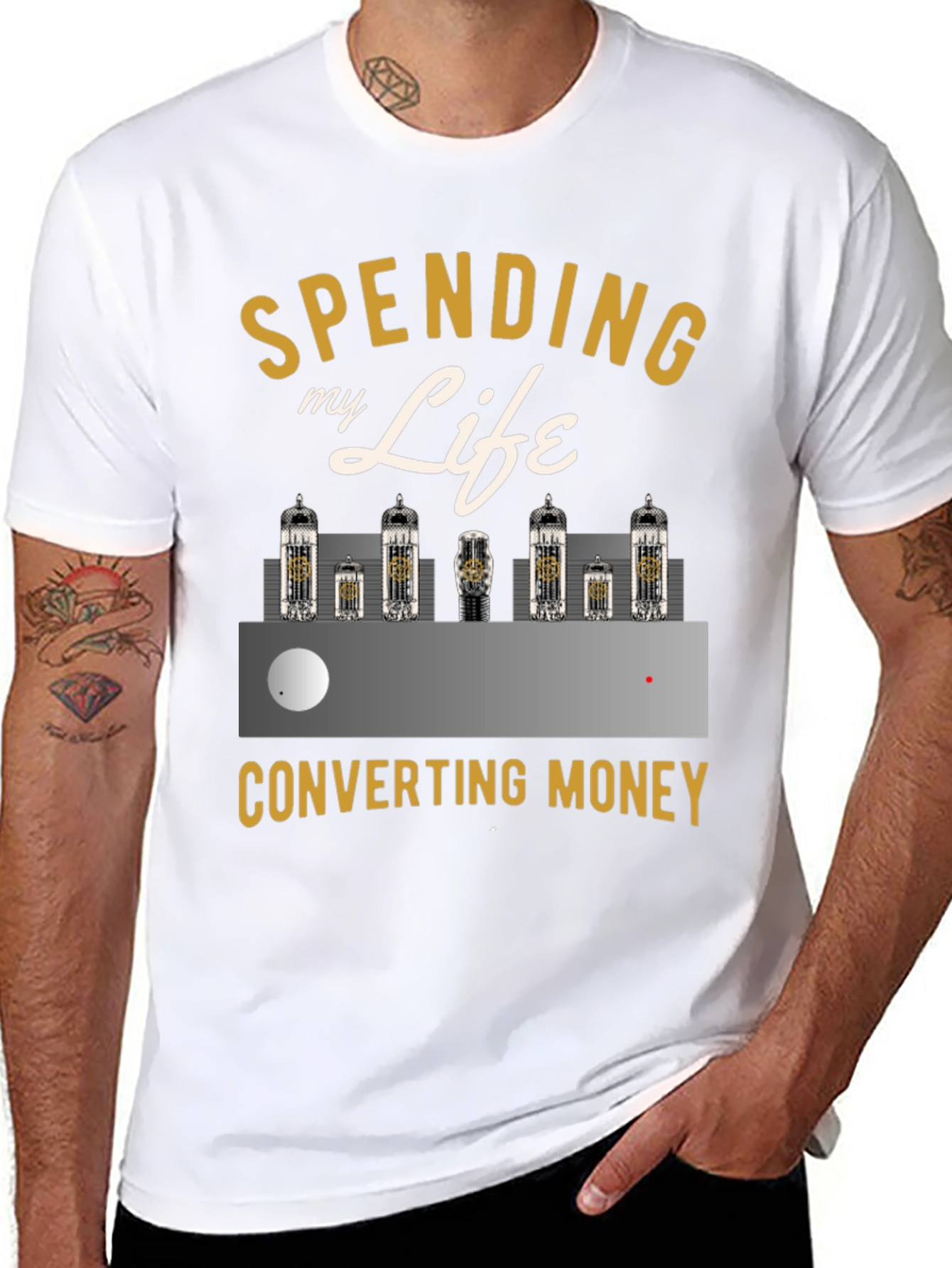 Spending Life Converting Money T-Shirt