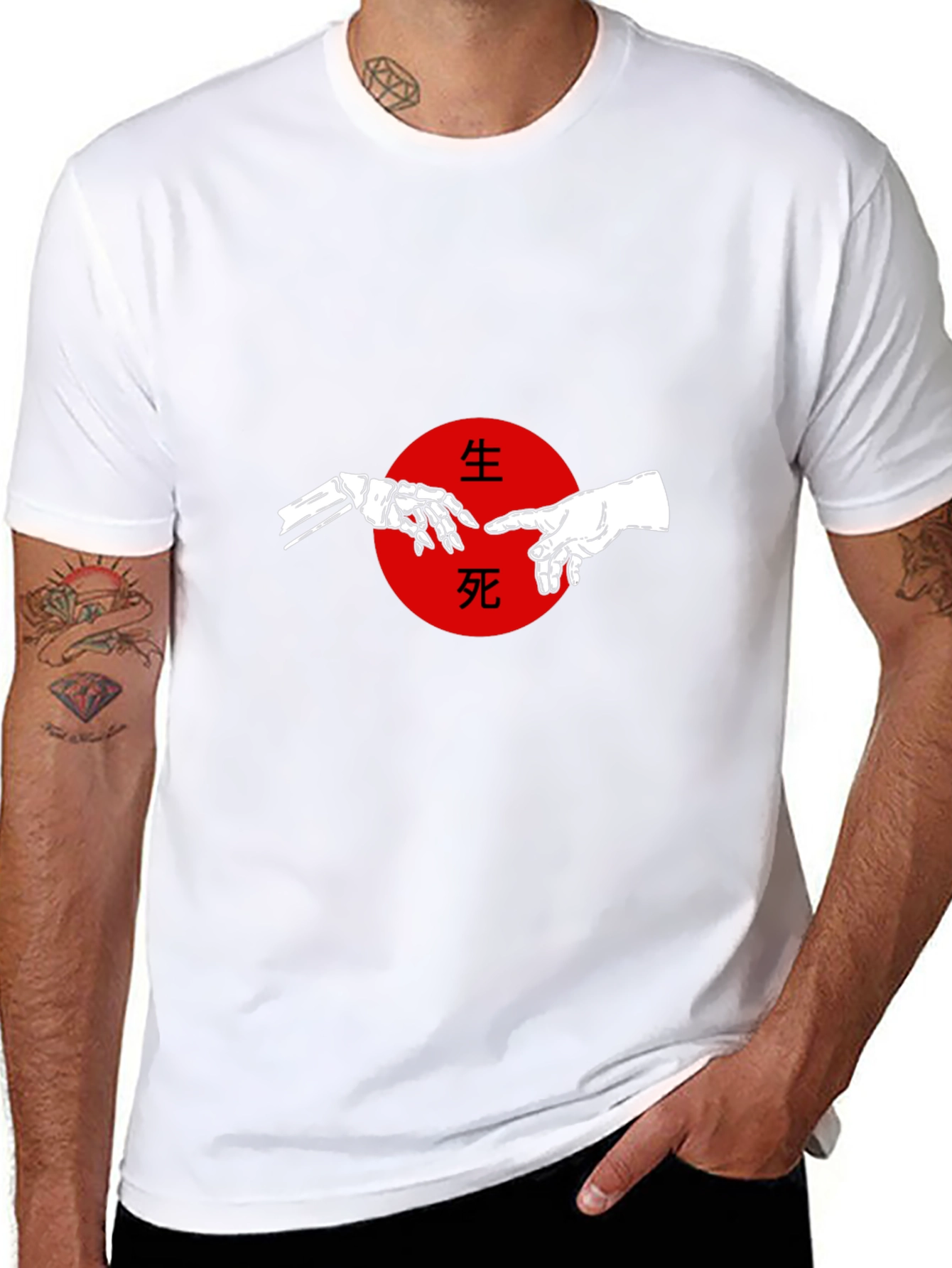 Life & Death Graphic T-Shirt - Black