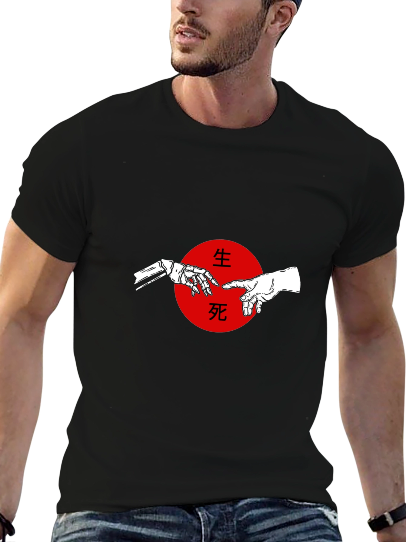 Life & Death Graphic T-Shirt - Black