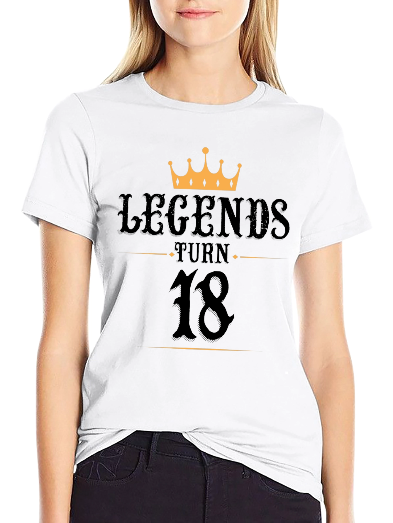 Legends Turn 18 T-Shirt - Birthday Gift