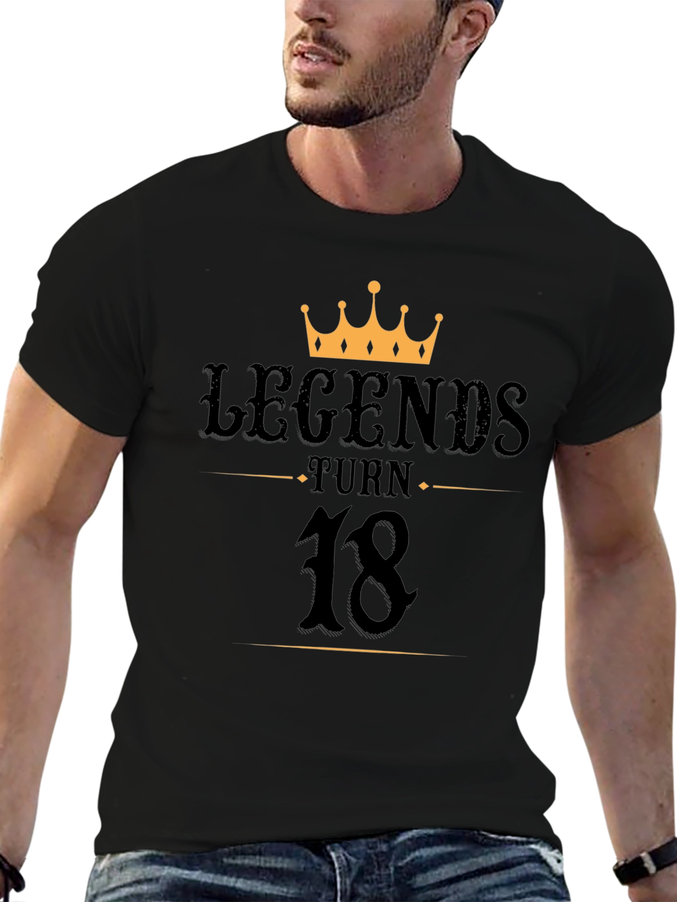 Legends Turn 18 T-Shirt - Birthday Gift