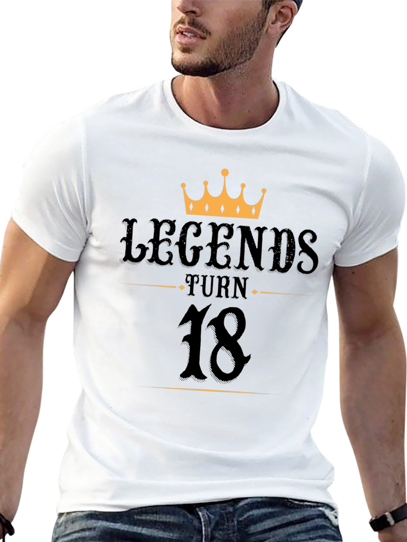 Legends Turn 18 T-Shirt - Birthday Gift