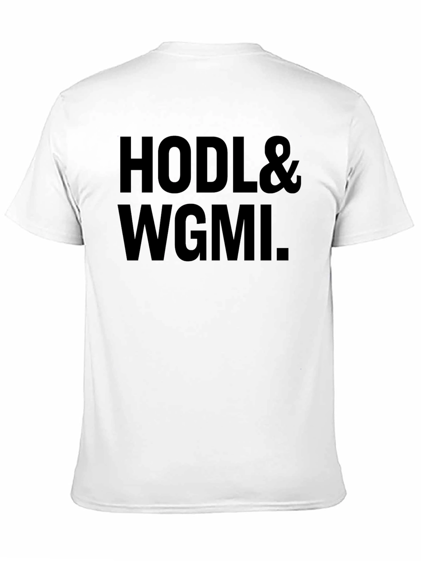 HODL & WGMI Black T-Shirt Crypto Meme Tee