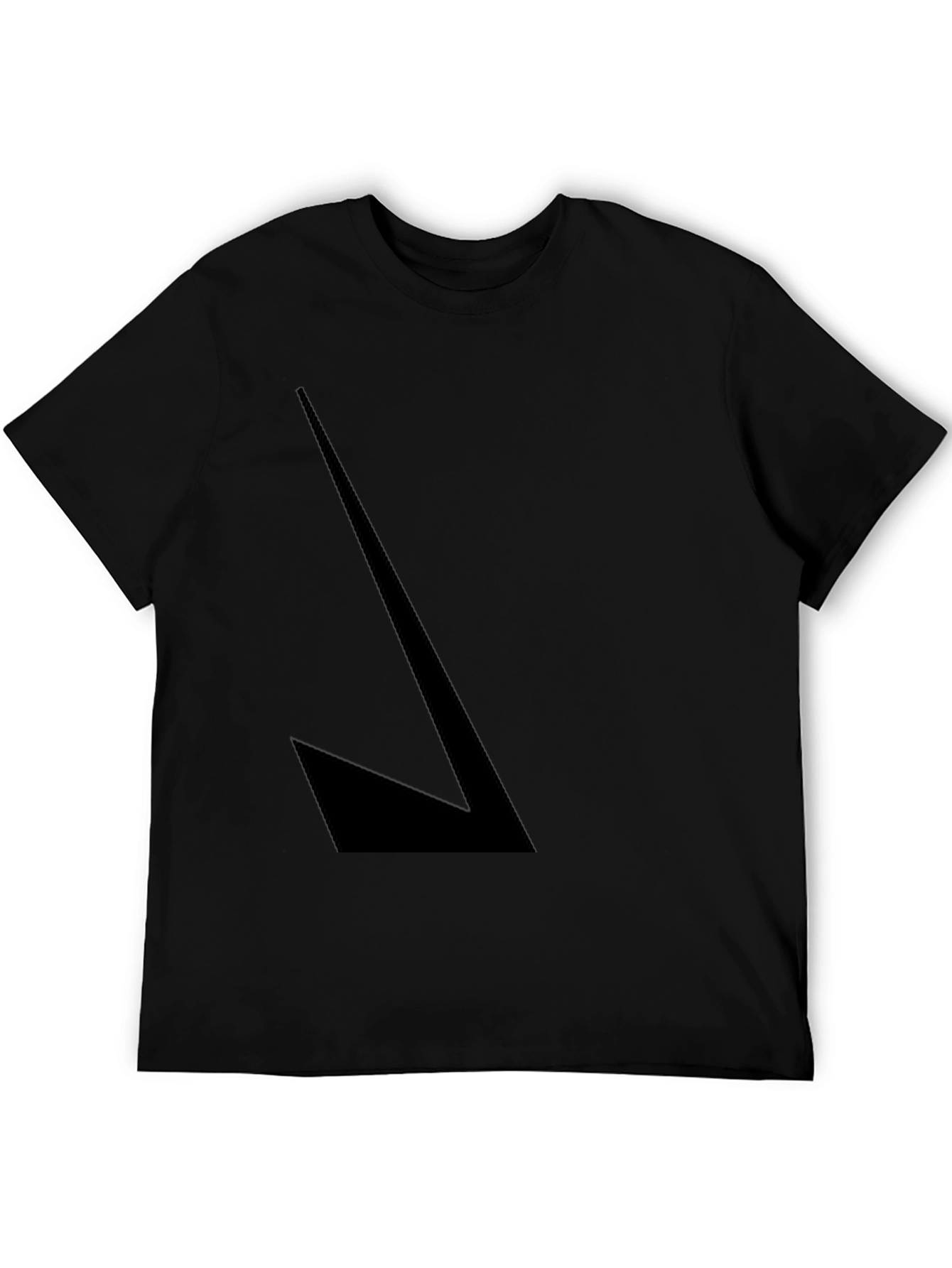 Mens Black T-Shirt - Graphic Design