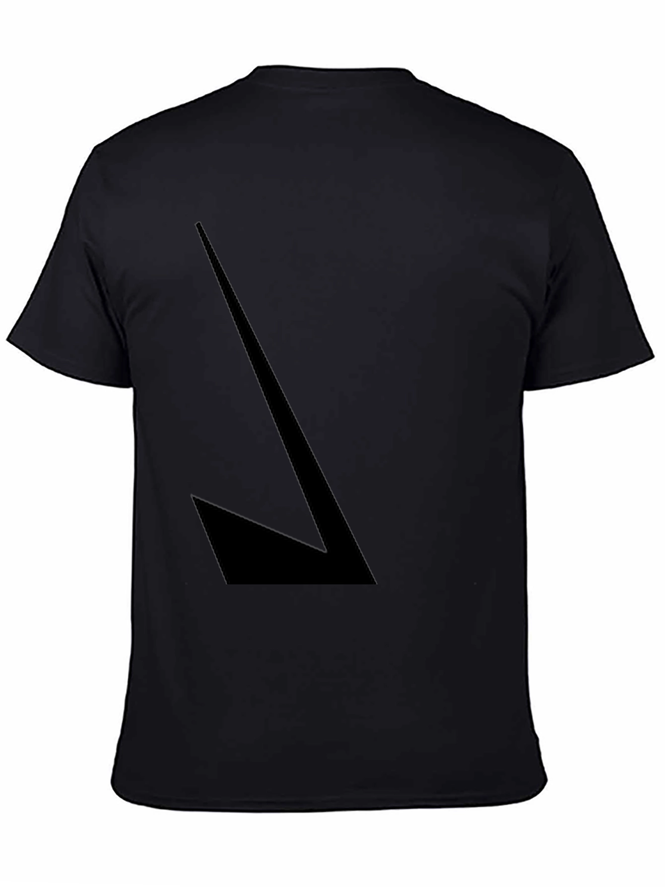 Mens Black T-Shirt - Graphic Design