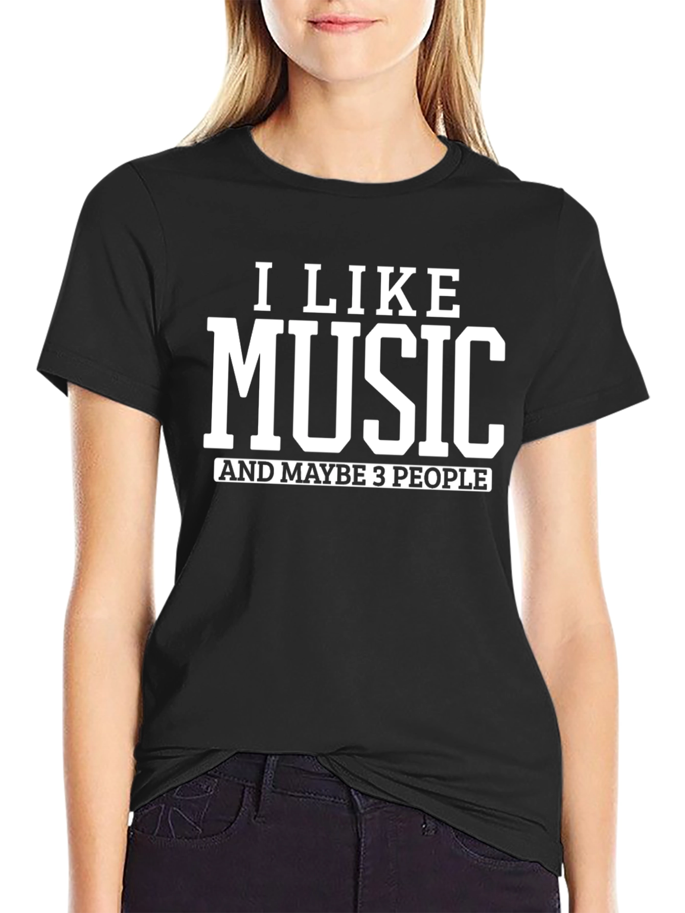 I Like Music T-Shirt - Funny Graphic Tee