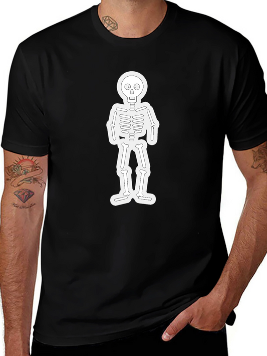 Skeleton Graphic Black T-Shirt - Halloween Ready