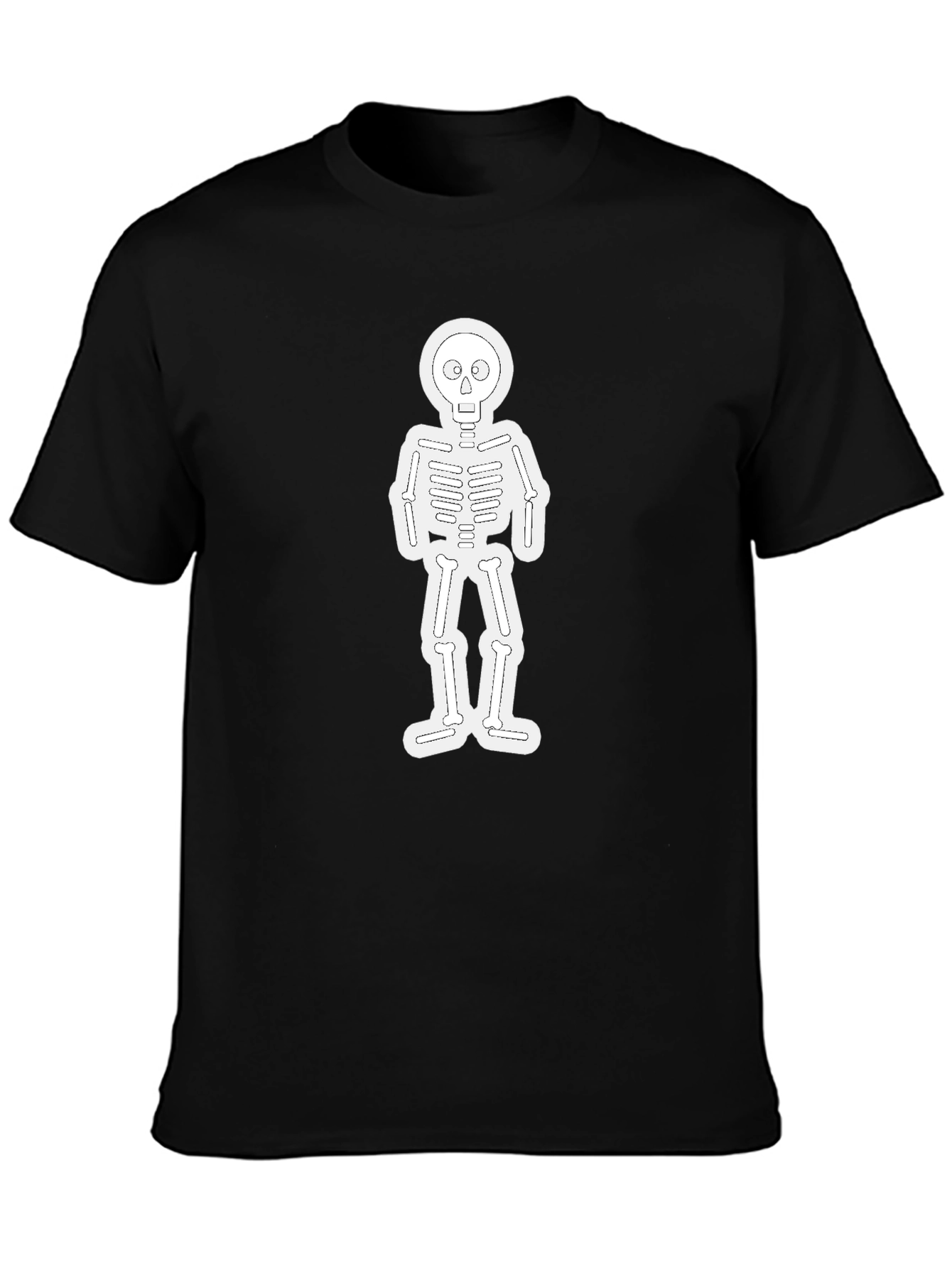 Skeleton Graphic Black T-Shirt - Halloween Ready