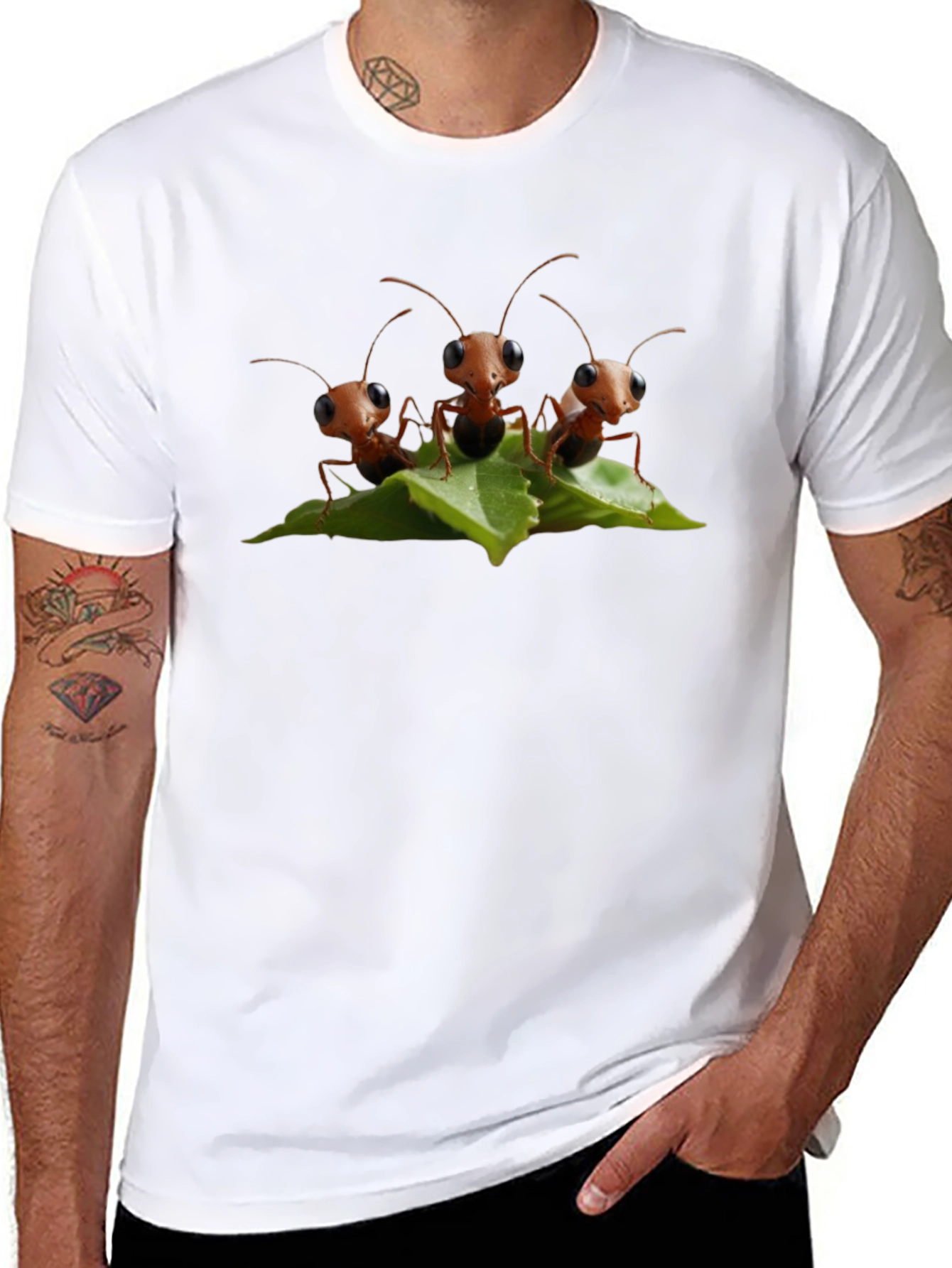 Ant Trio Black T-Shirt