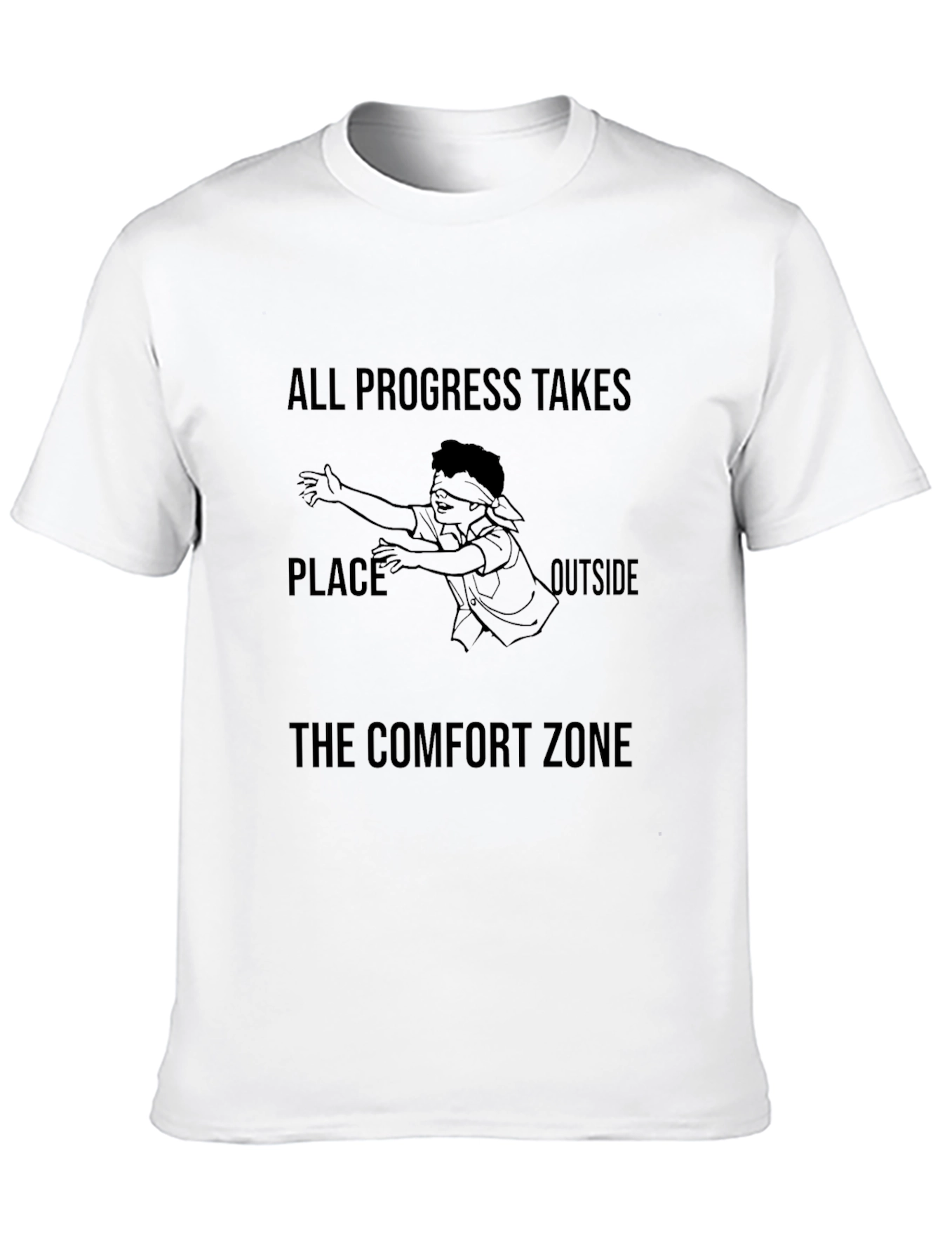 Motivational Comfort Zone Graphic Tee