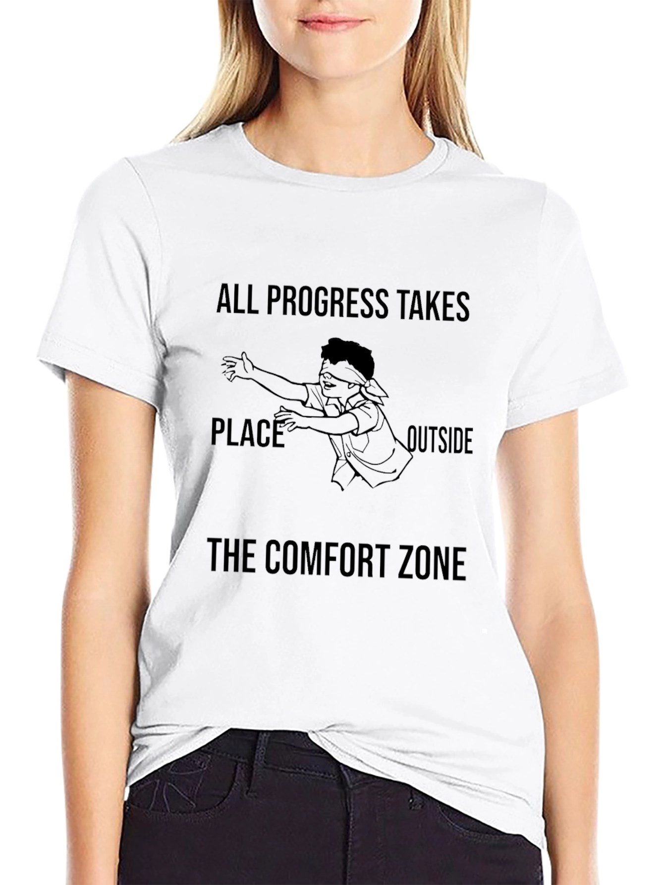 Motivational Comfort Zone Graphic Tee