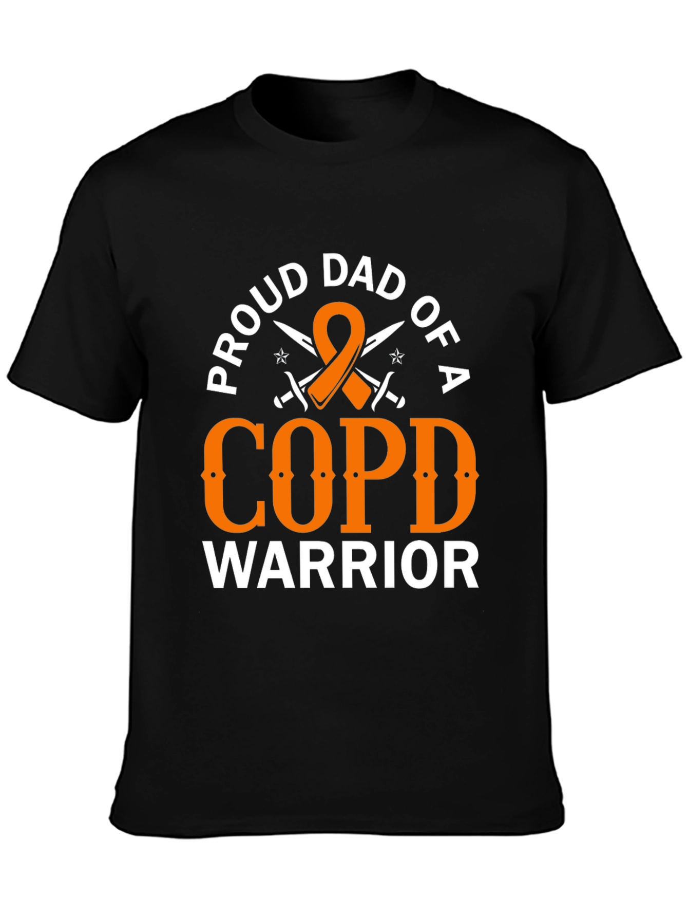 Proud Dad COPD Warrior Graphic Tee