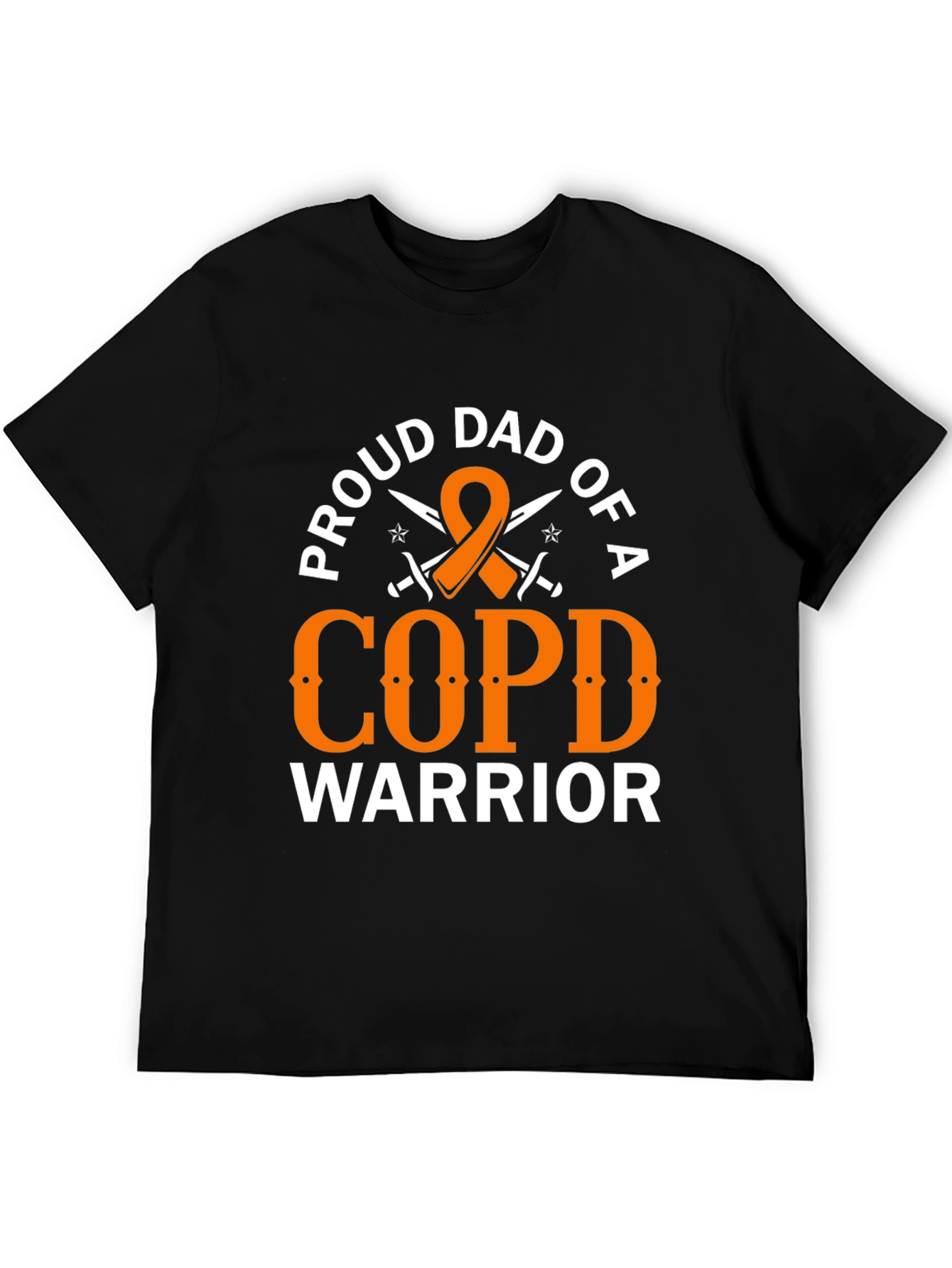 Proud Dad COPD Warrior Graphic Tee