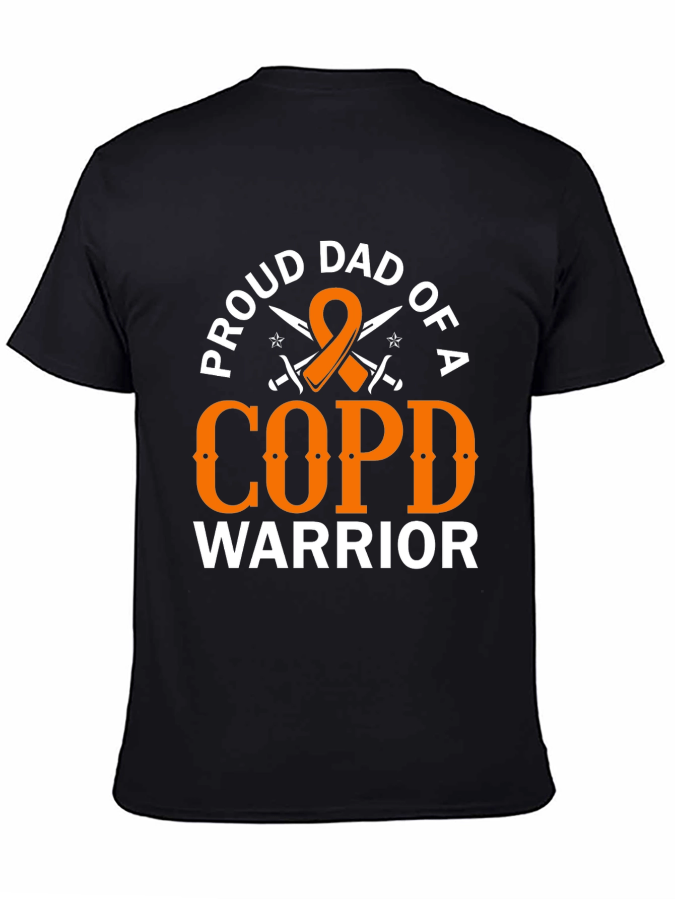 Proud Dad COPD Warrior Graphic Tee