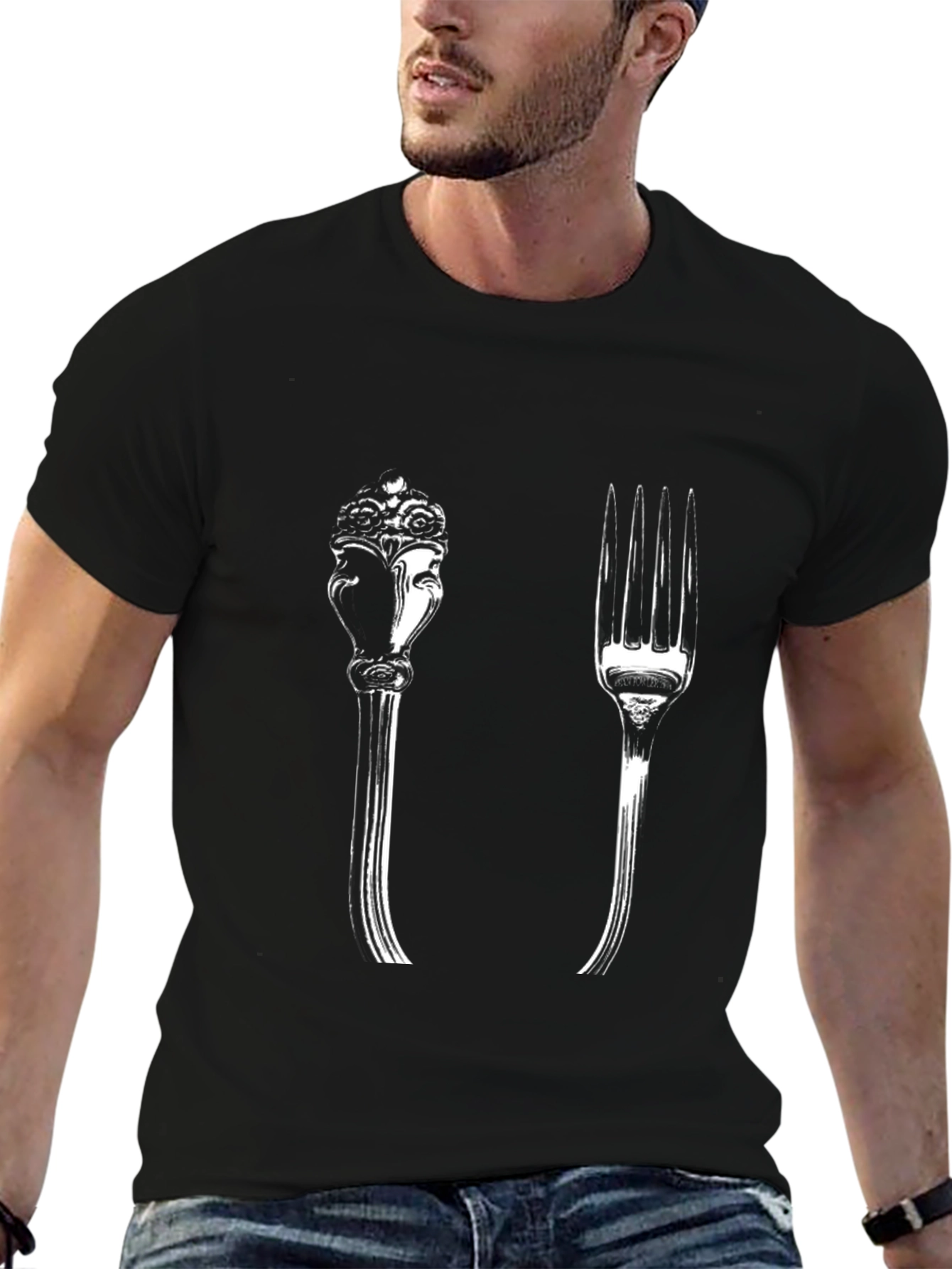 Fork and Spoon Graphic Tee