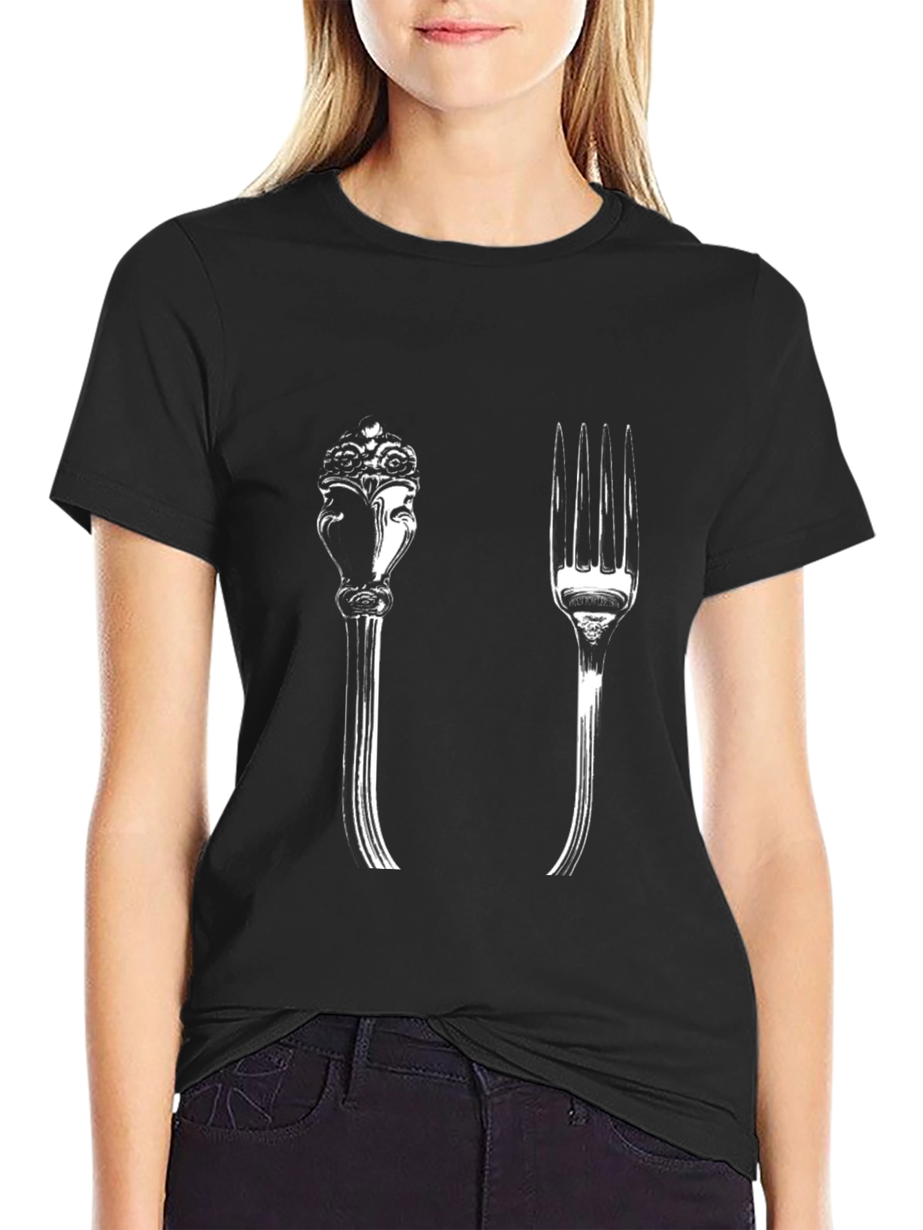 Fork and Spoon Graphic Tee