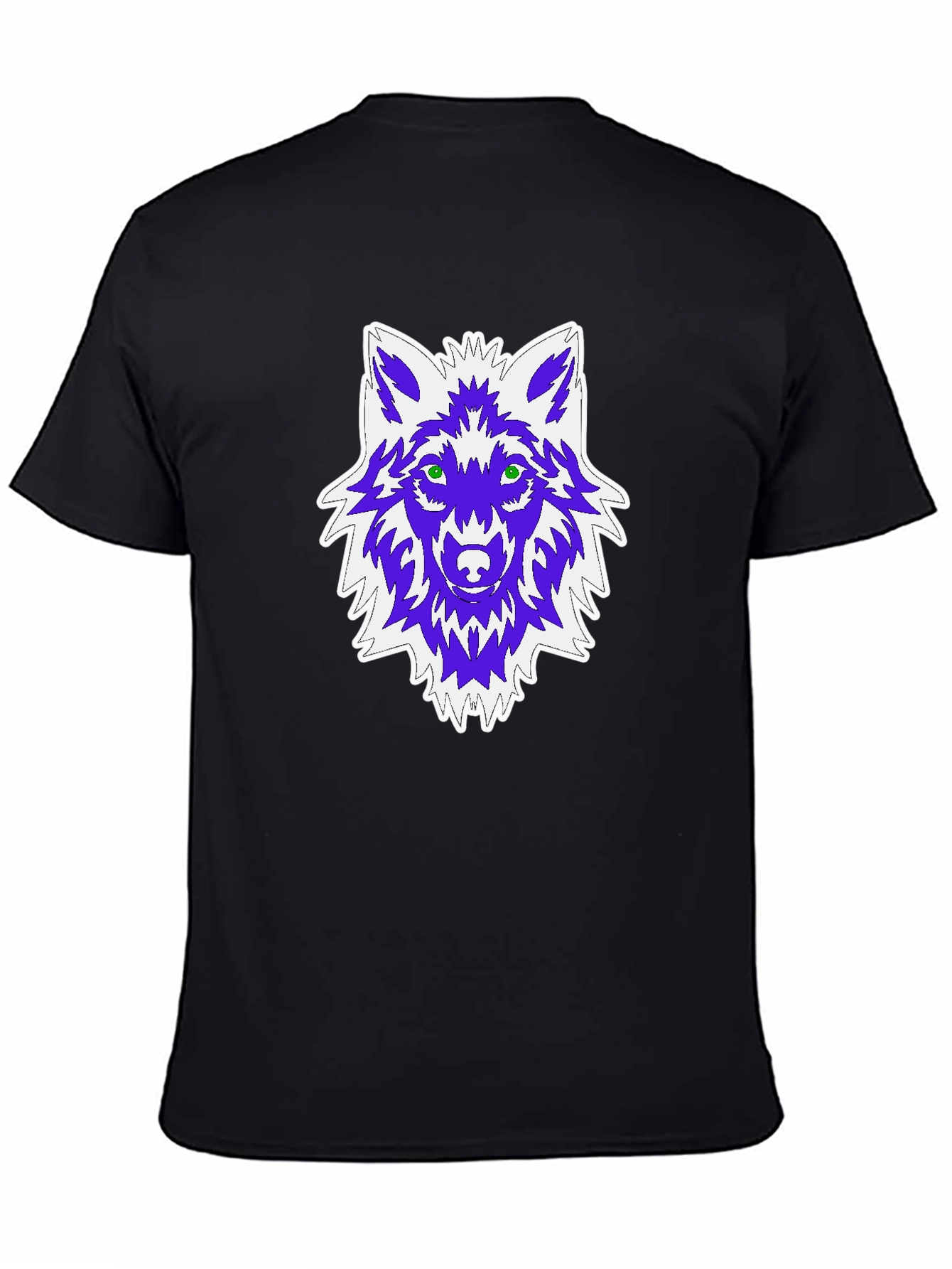 Wolf Graphic Black T-Shirt