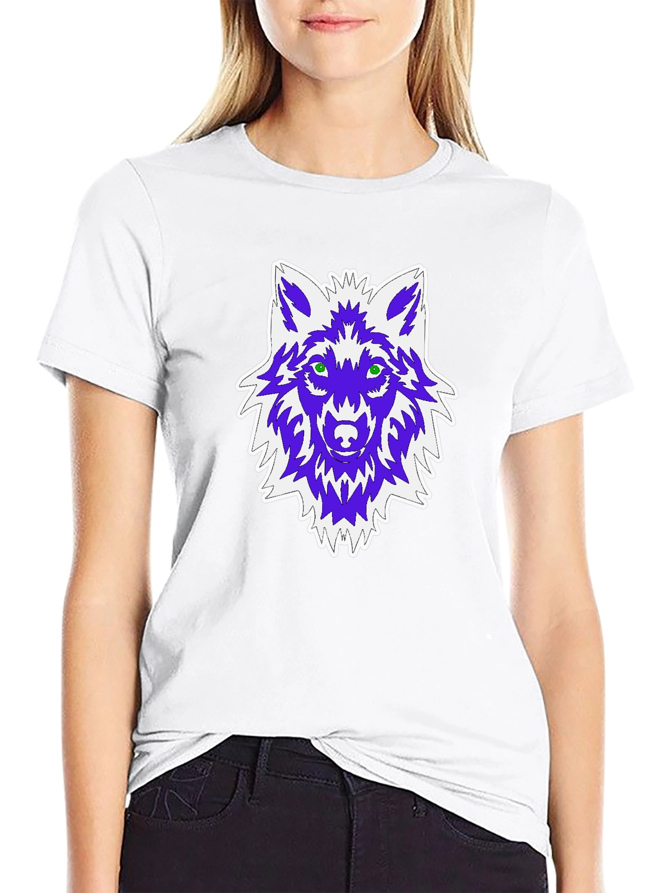 Wolf Graphic Black T-Shirt