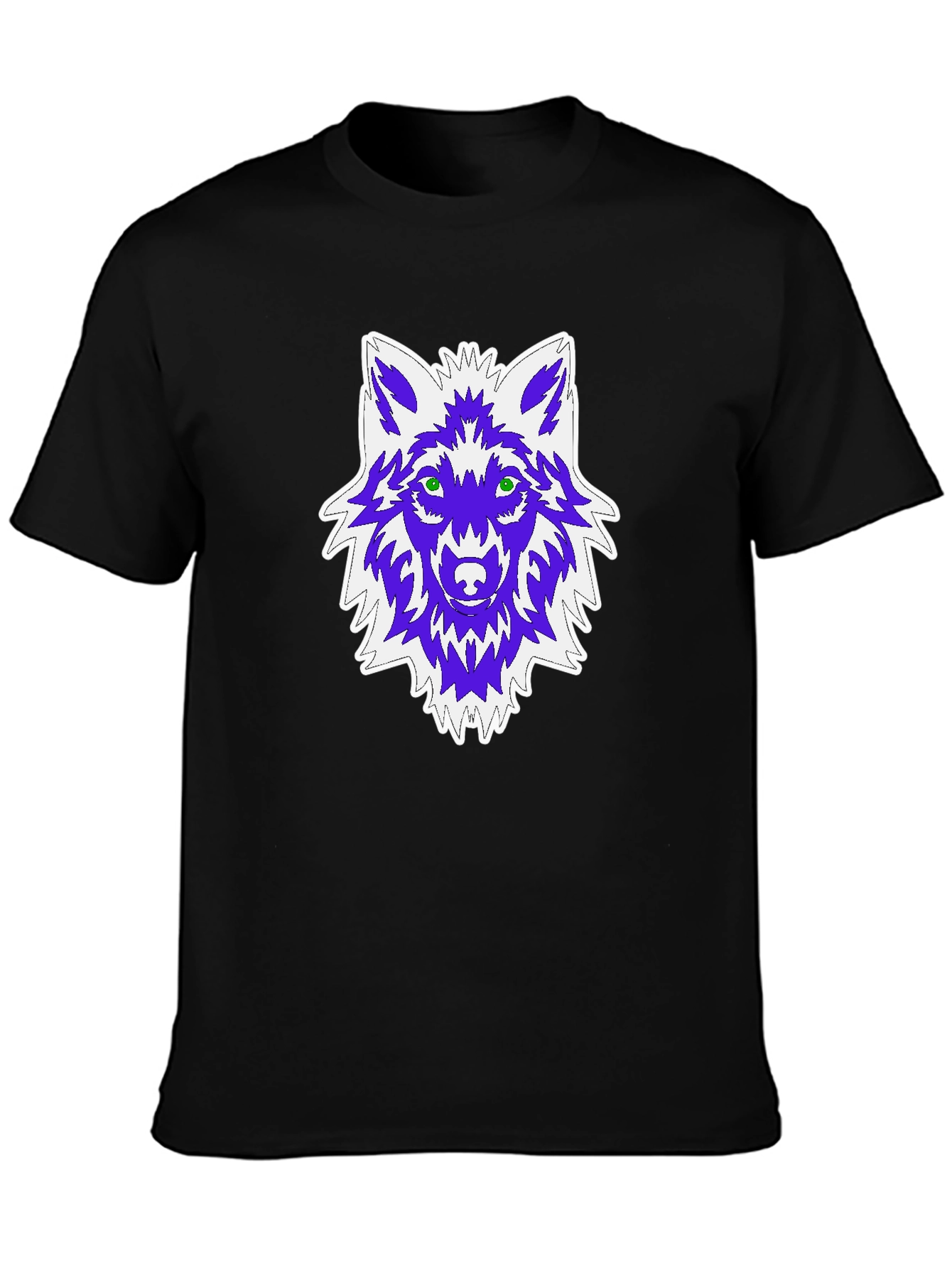 Wolf Graphic Black T-Shirt