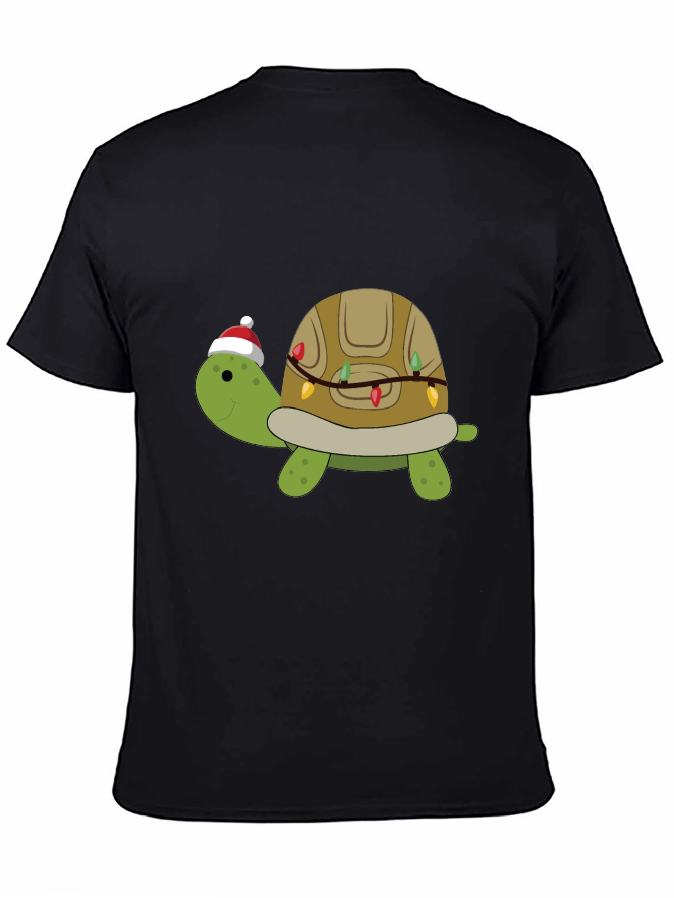 Festive Turtle Graphic Tee - Holiday Fun!