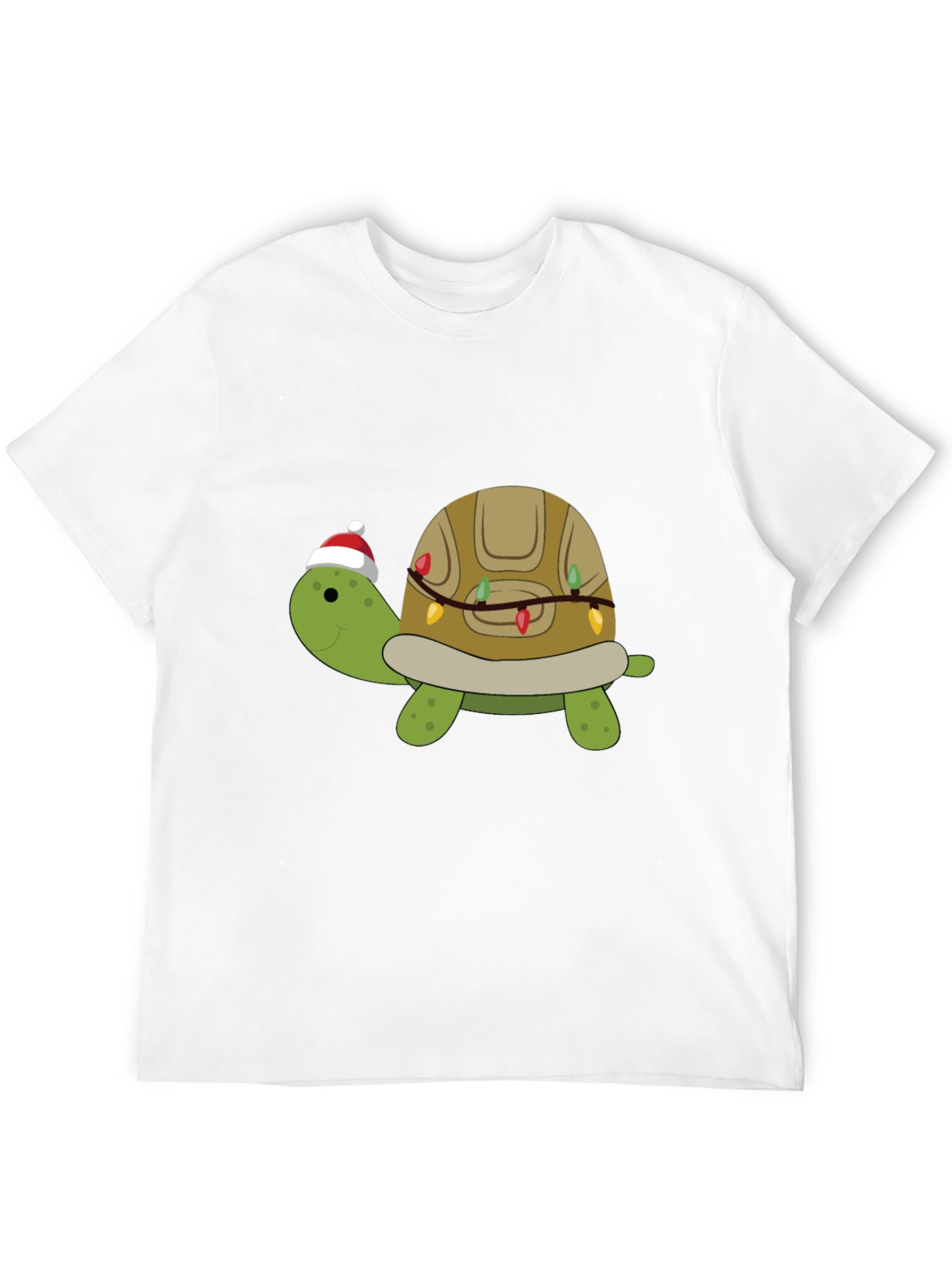 Festive Turtle Graphic Tee - Holiday Fun!
