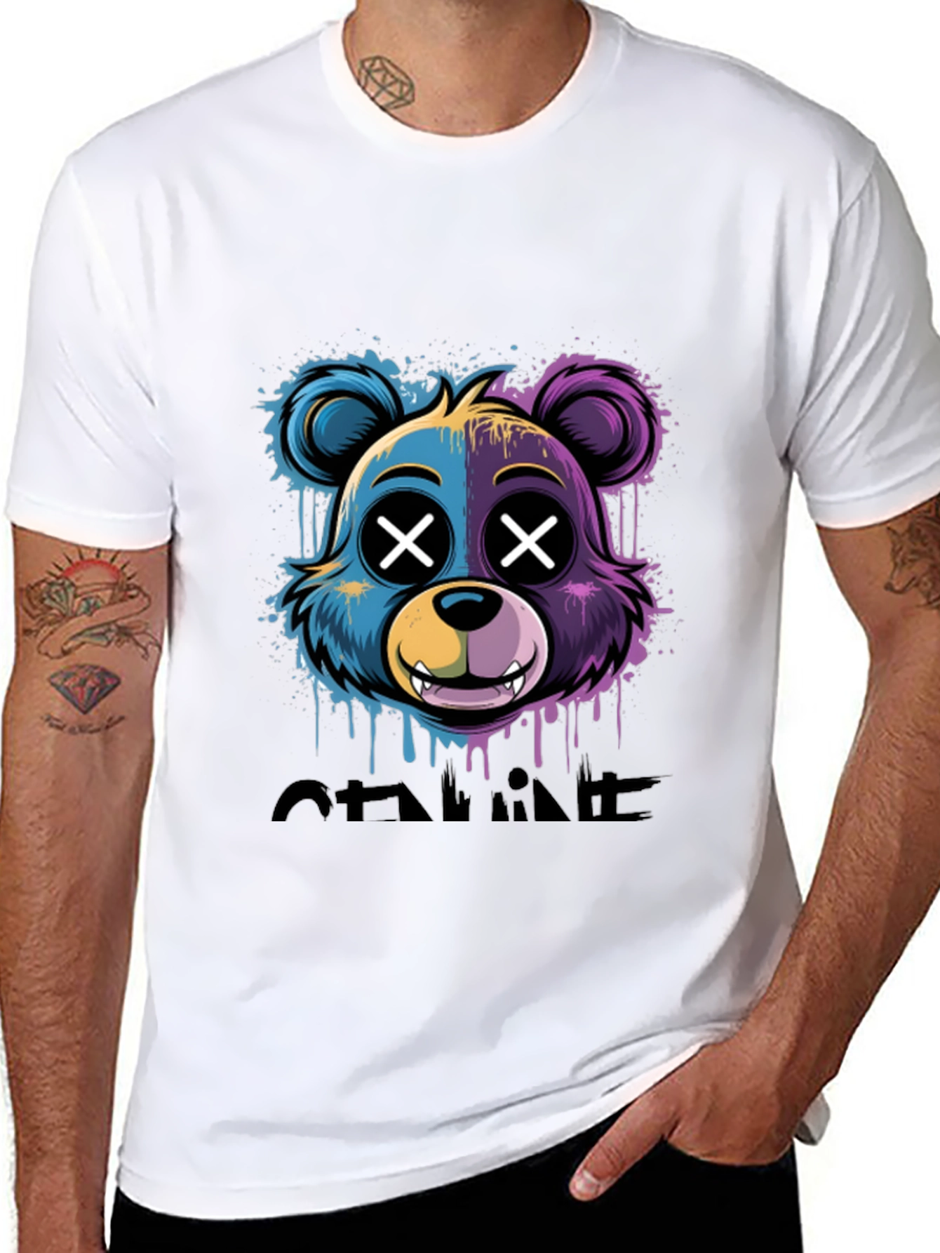 Cool Bear Graphic T-Shirt - Urban Style