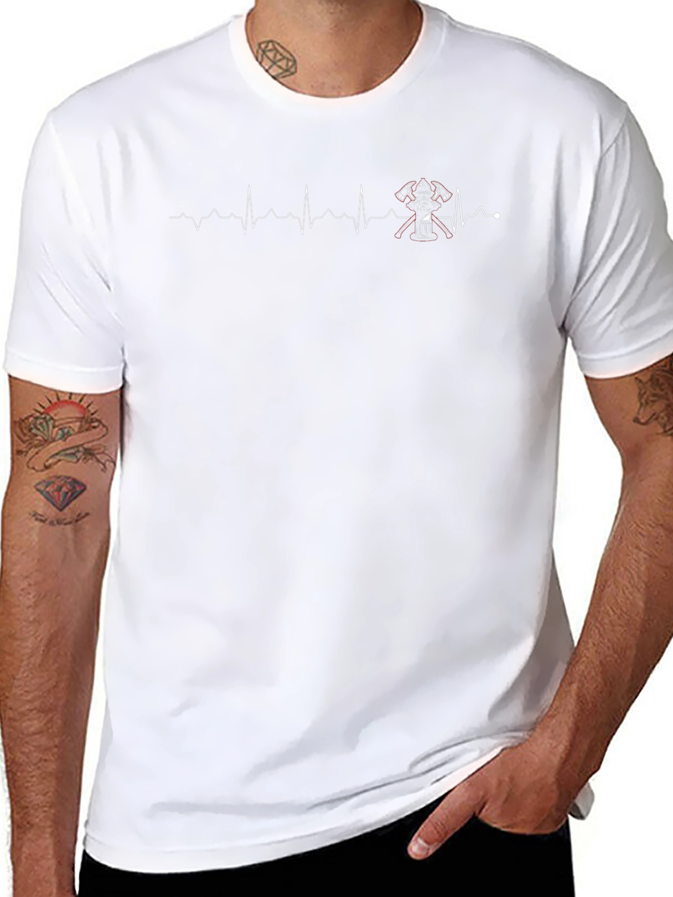 Drum Heartbeat T-Shirt - Musician Tee