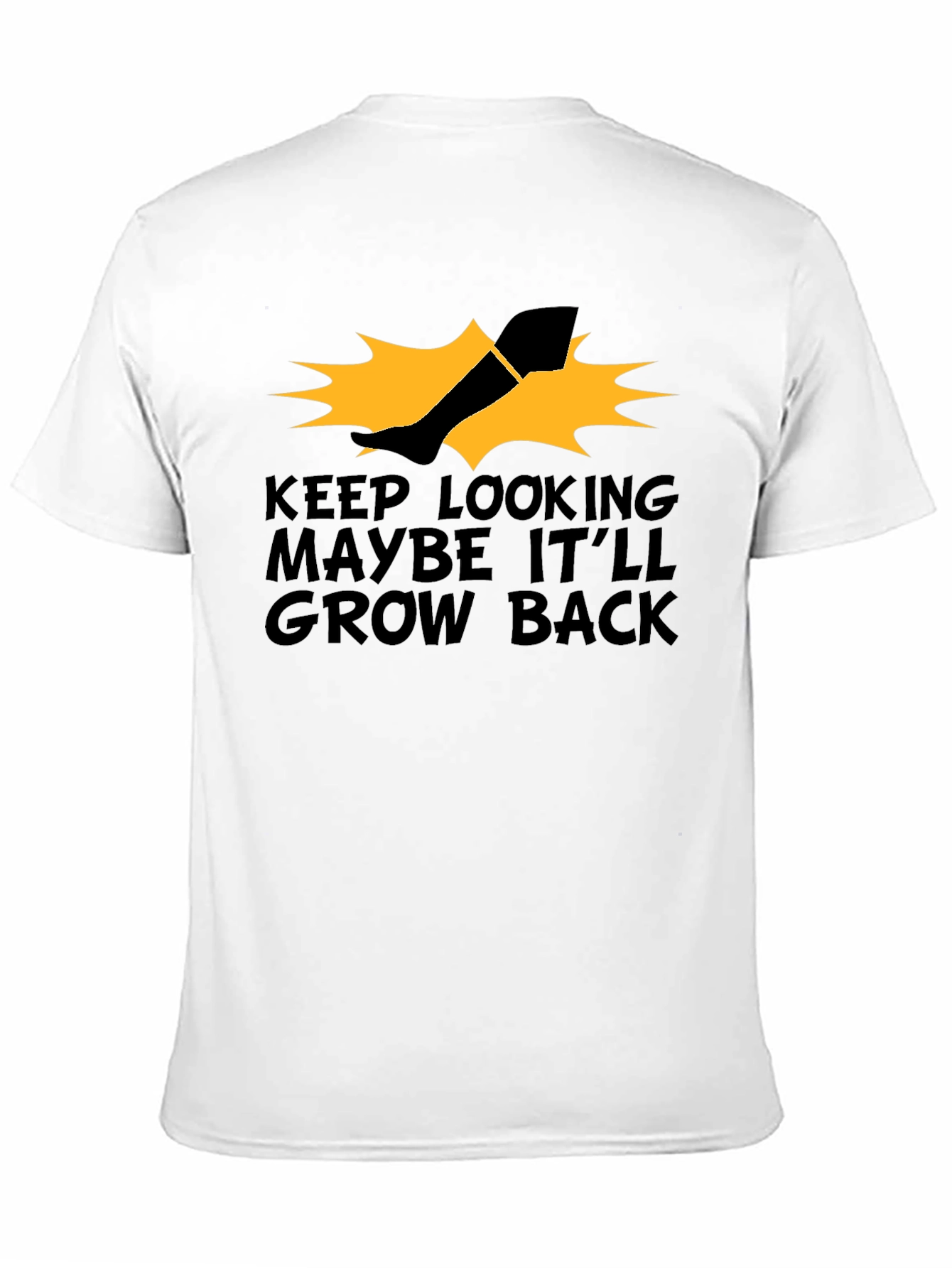 Humorous Leg Amputation Graphic T-Shirt