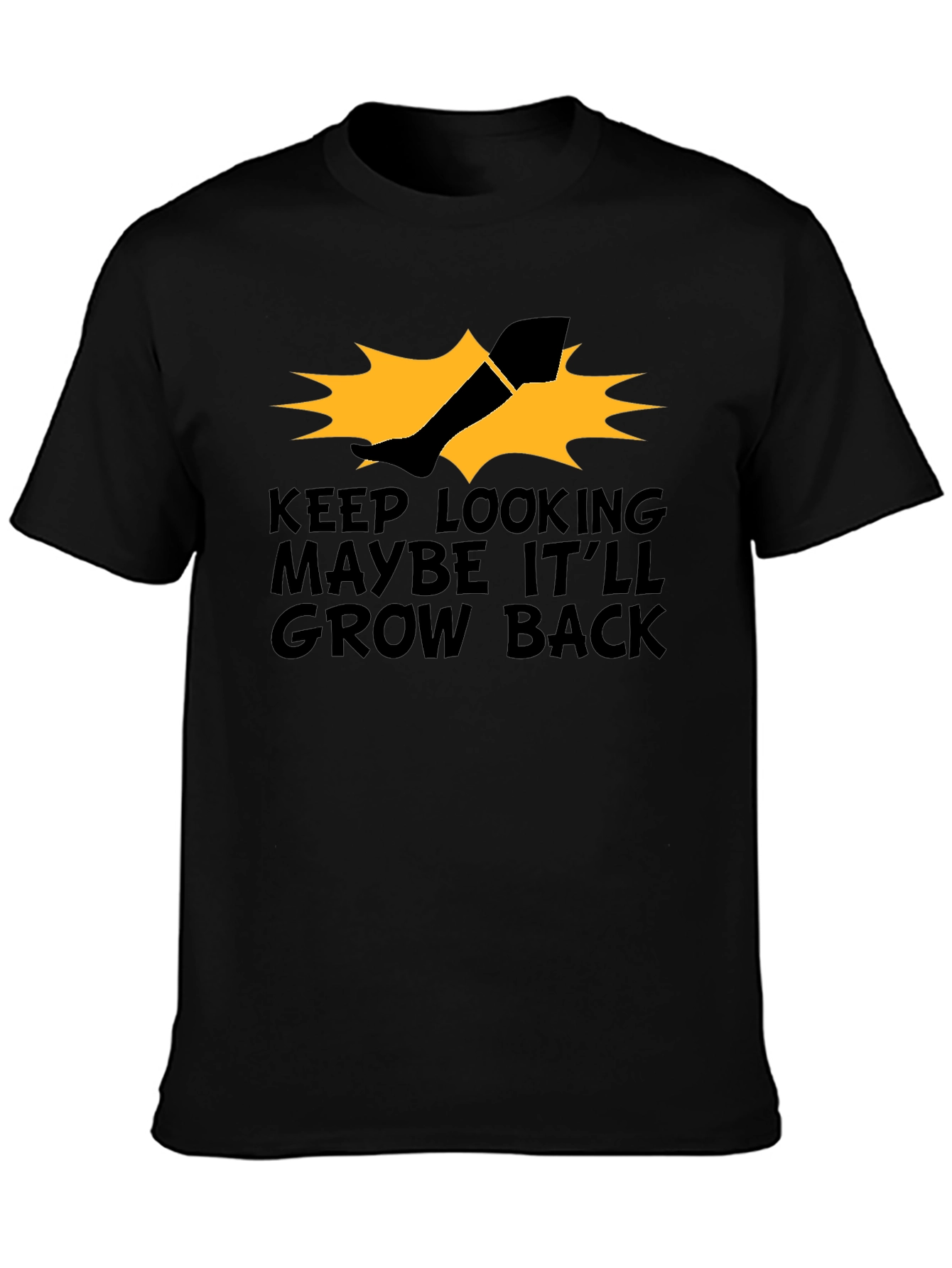 Humorous Leg Amputation Graphic T-Shirt