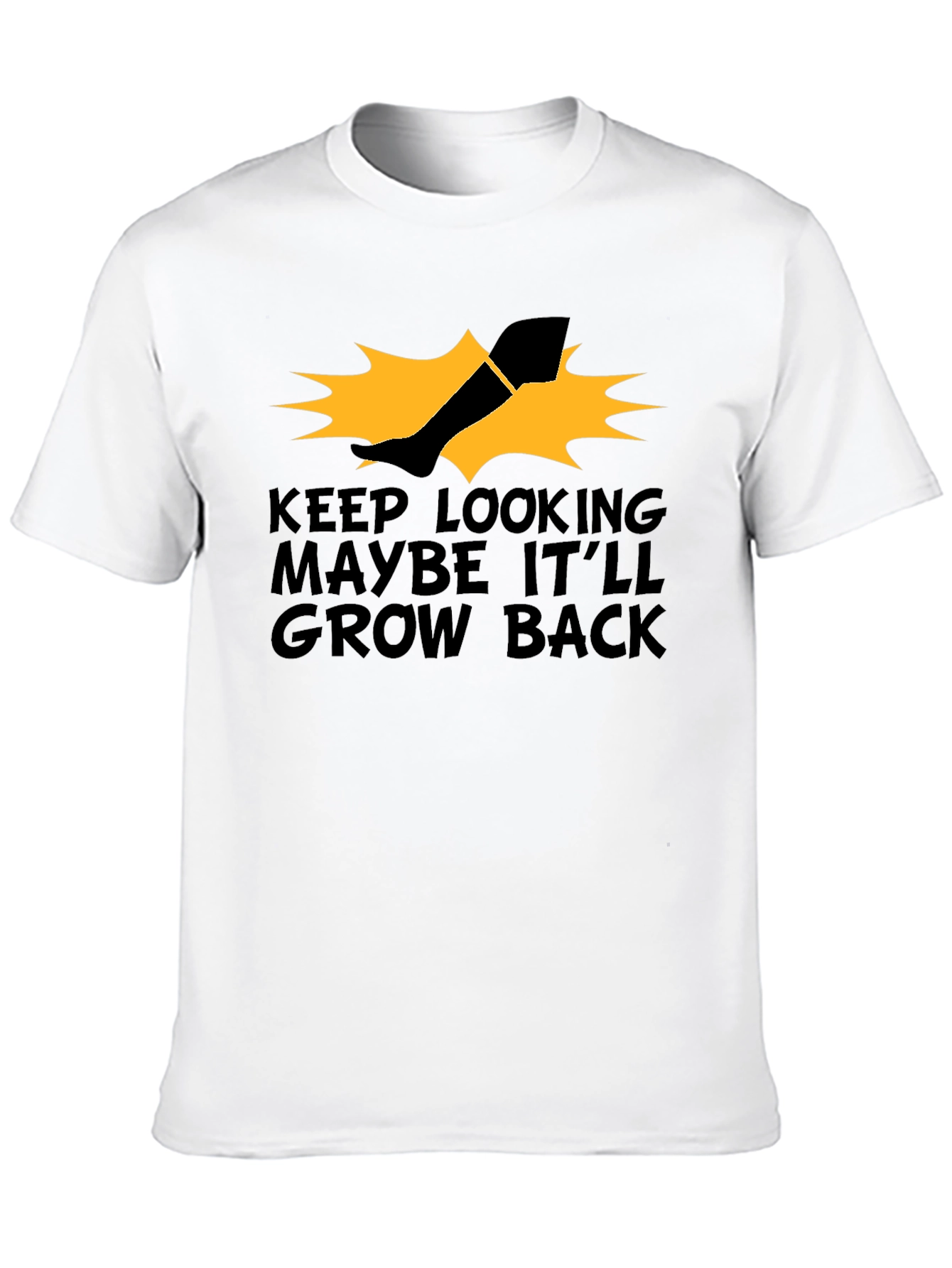 Humorous Leg Amputation Graphic T-Shirt