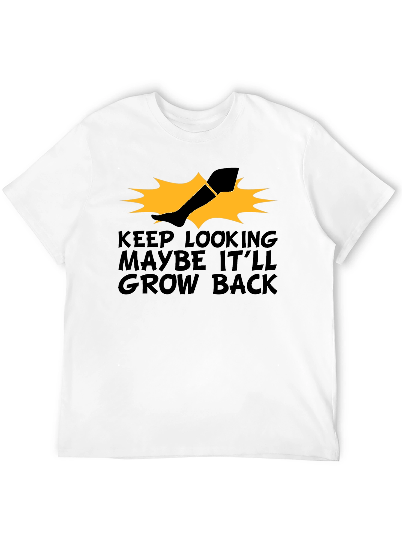 Humorous Leg Amputation Graphic T-Shirt