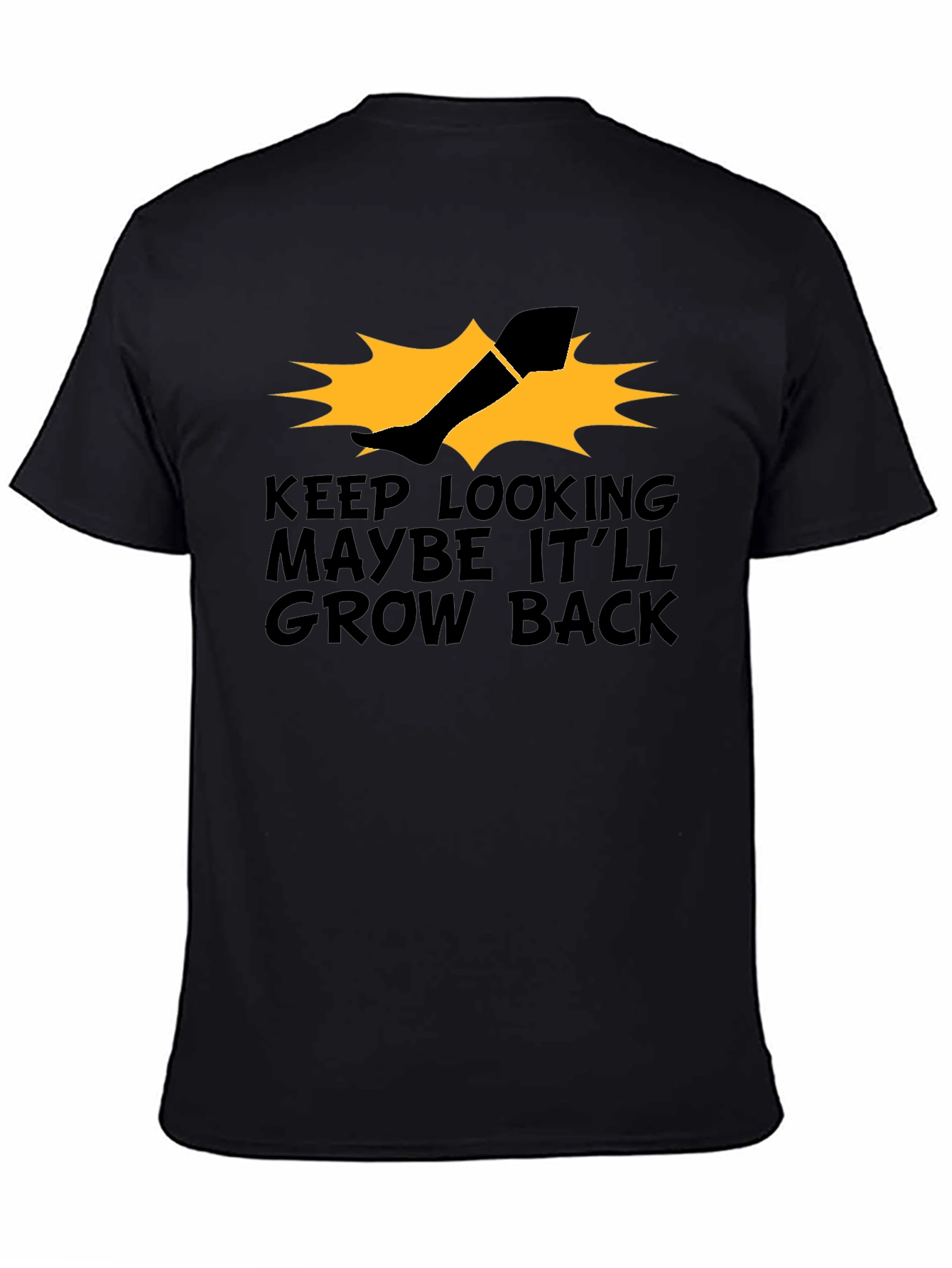 Humorous Leg Amputation Graphic T-Shirt