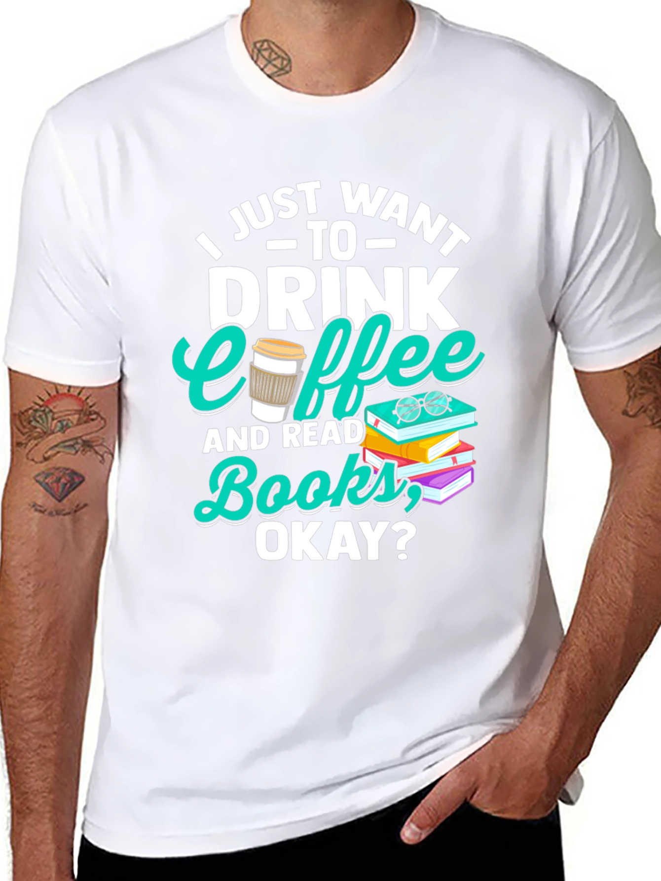 Coffee and Books Graphic Tee