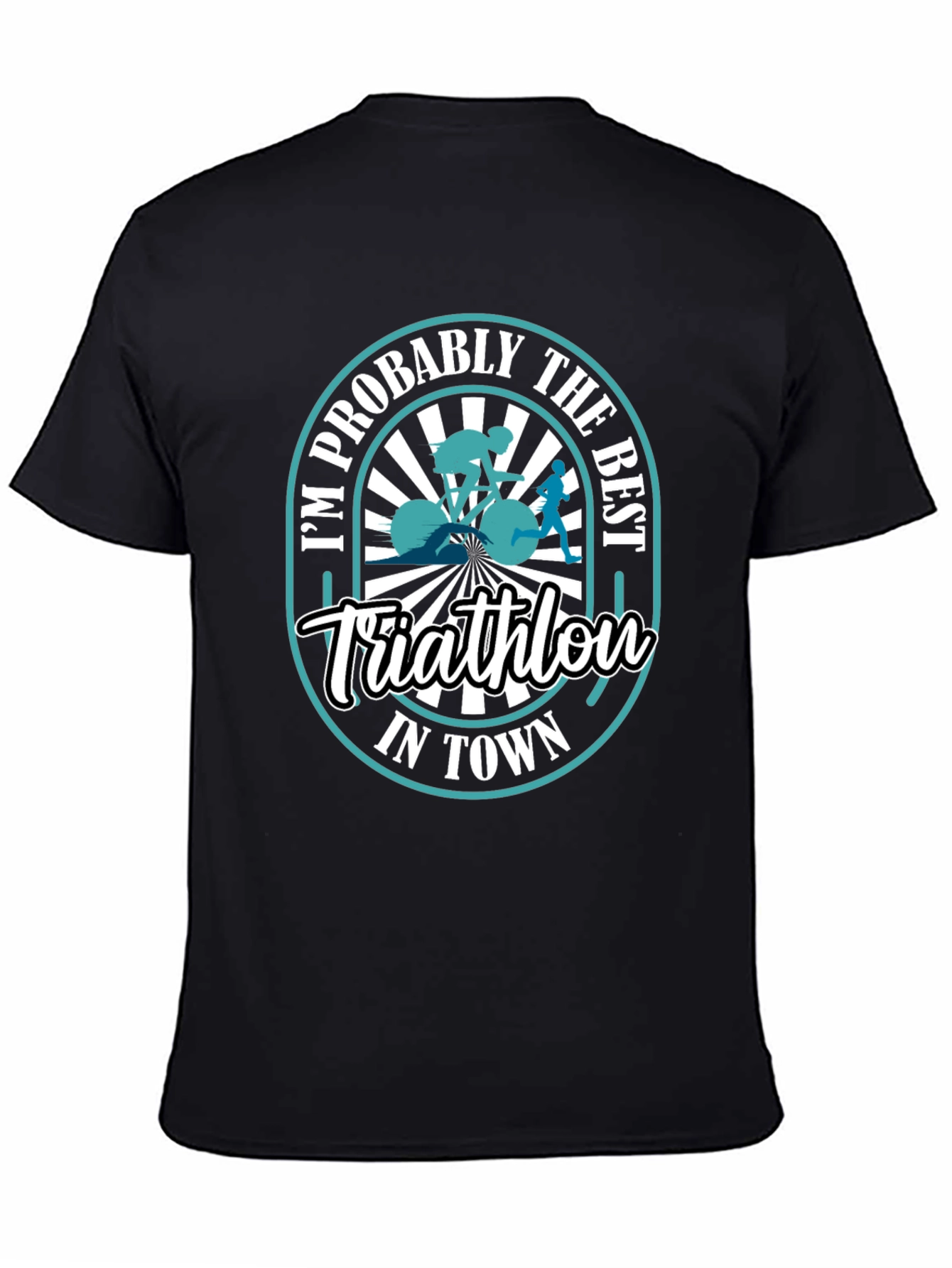 Best Triathlon in Town Graphic T-Shirt