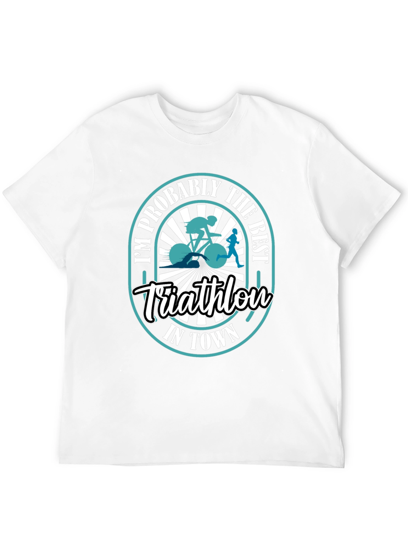 Best Triathlon in Town Graphic T-Shirt