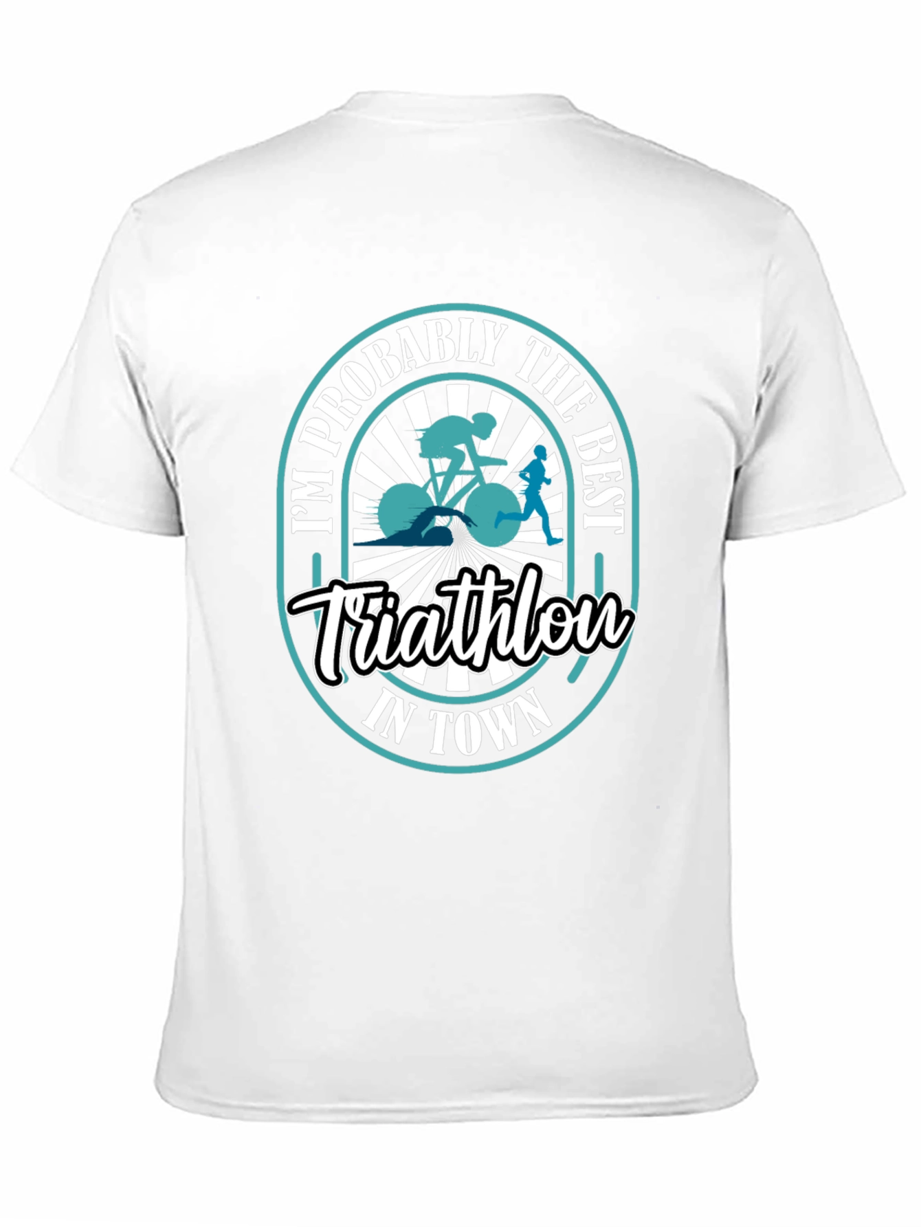 Best Triathlon in Town Graphic T-Shirt