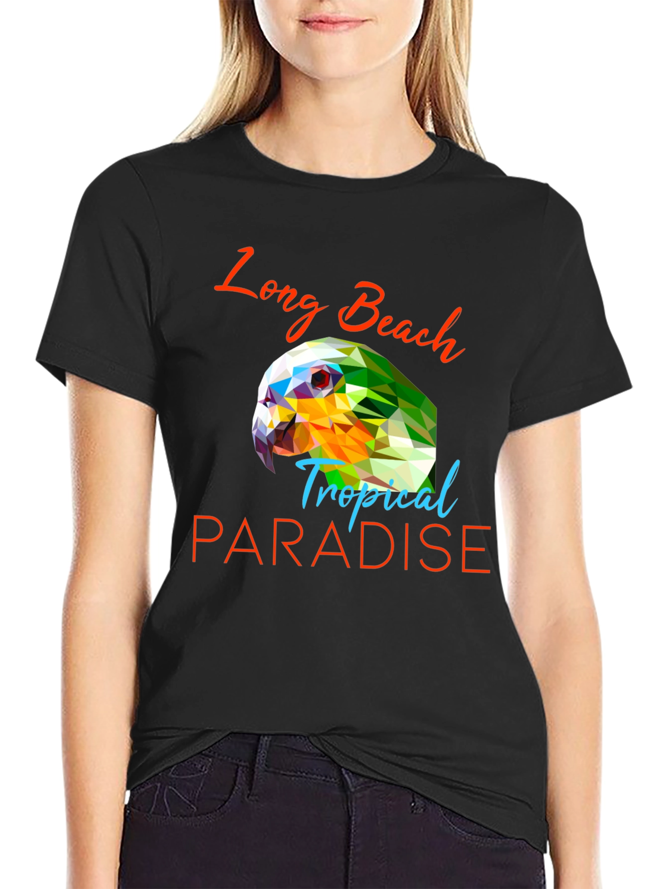 Long Beach Tropical Paradise Graphic Tee