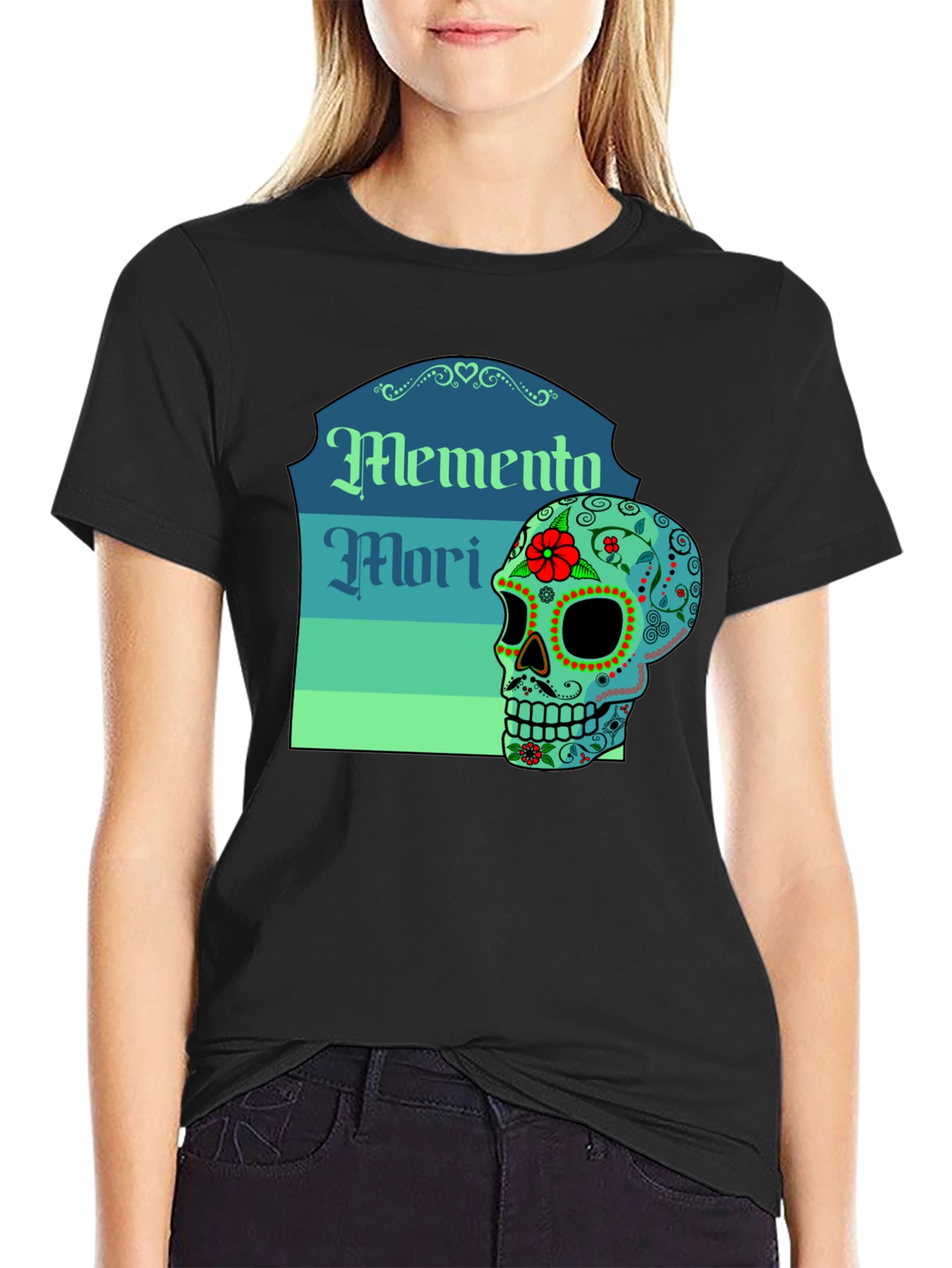 Memento Mori Sugar Skull T-Shirt
