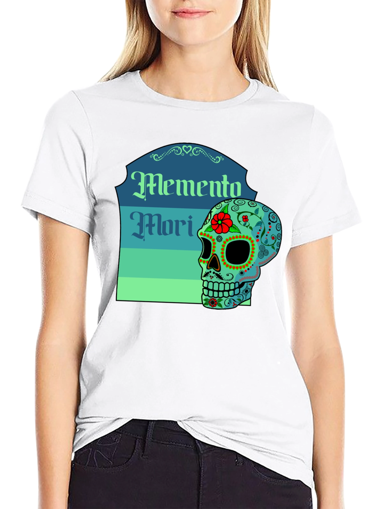 Memento Mori Sugar Skull T-Shirt