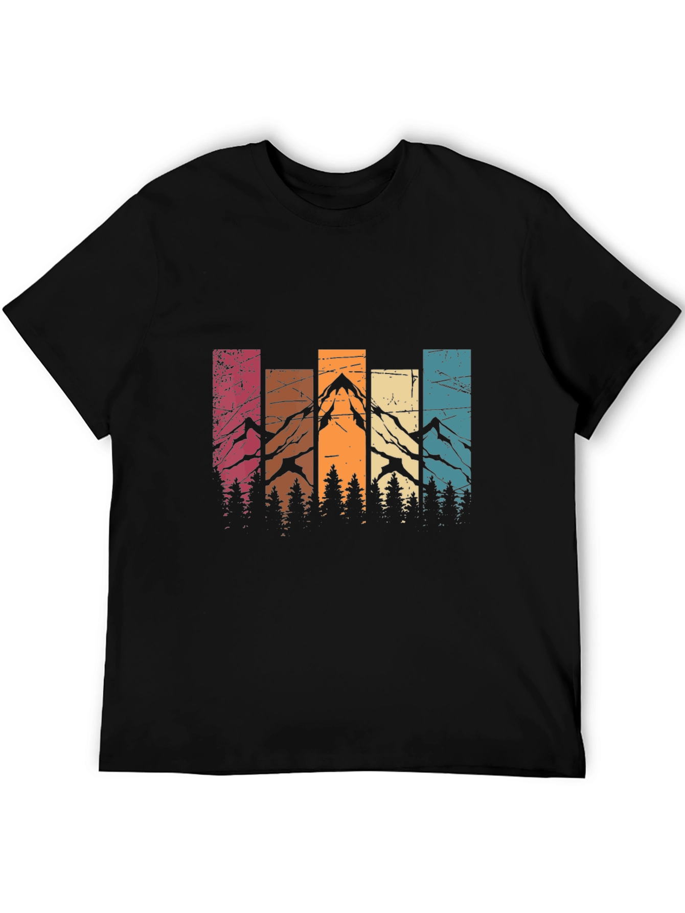 Retro Mountain Range Graphic T-Shirt