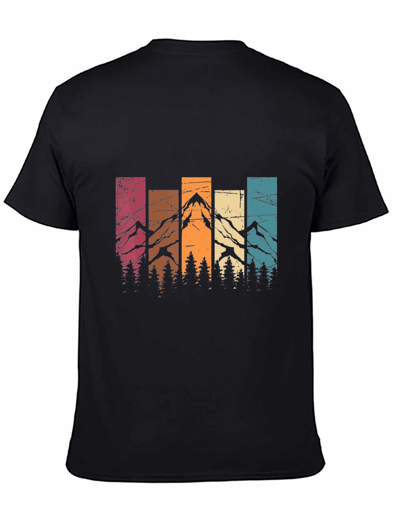 Retro Mountain Range Graphic T-Shirt