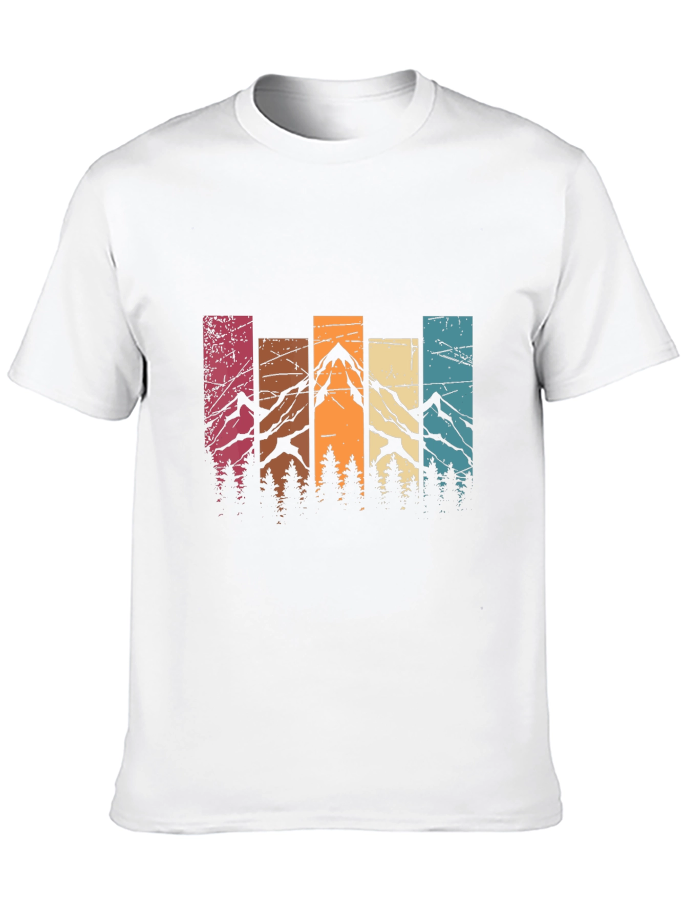 Retro Mountain Range Graphic T-Shirt