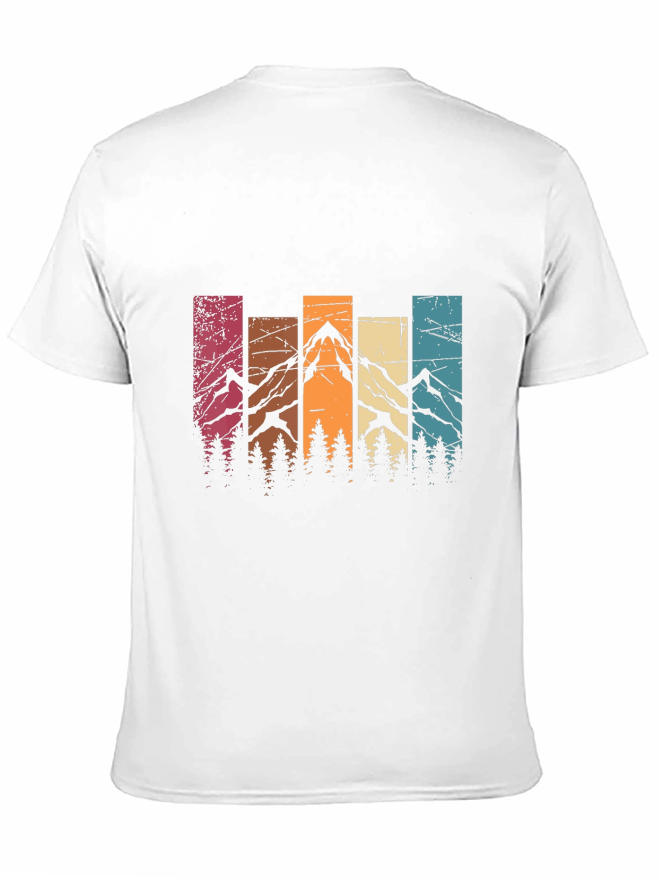 Retro Mountain Range Graphic T-Shirt
