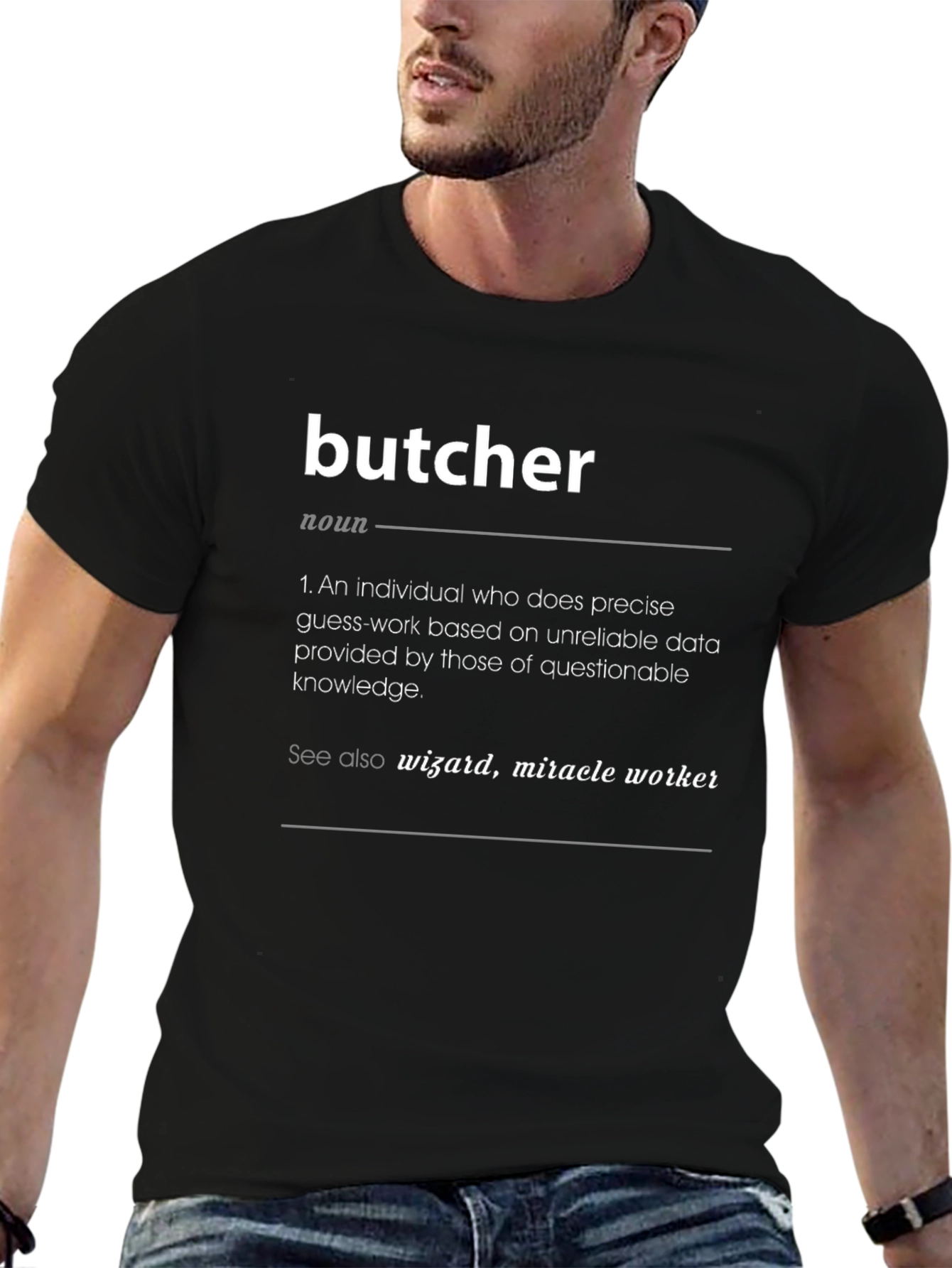 Butcher Definition T-Shirt - Funny Job Profession Tee