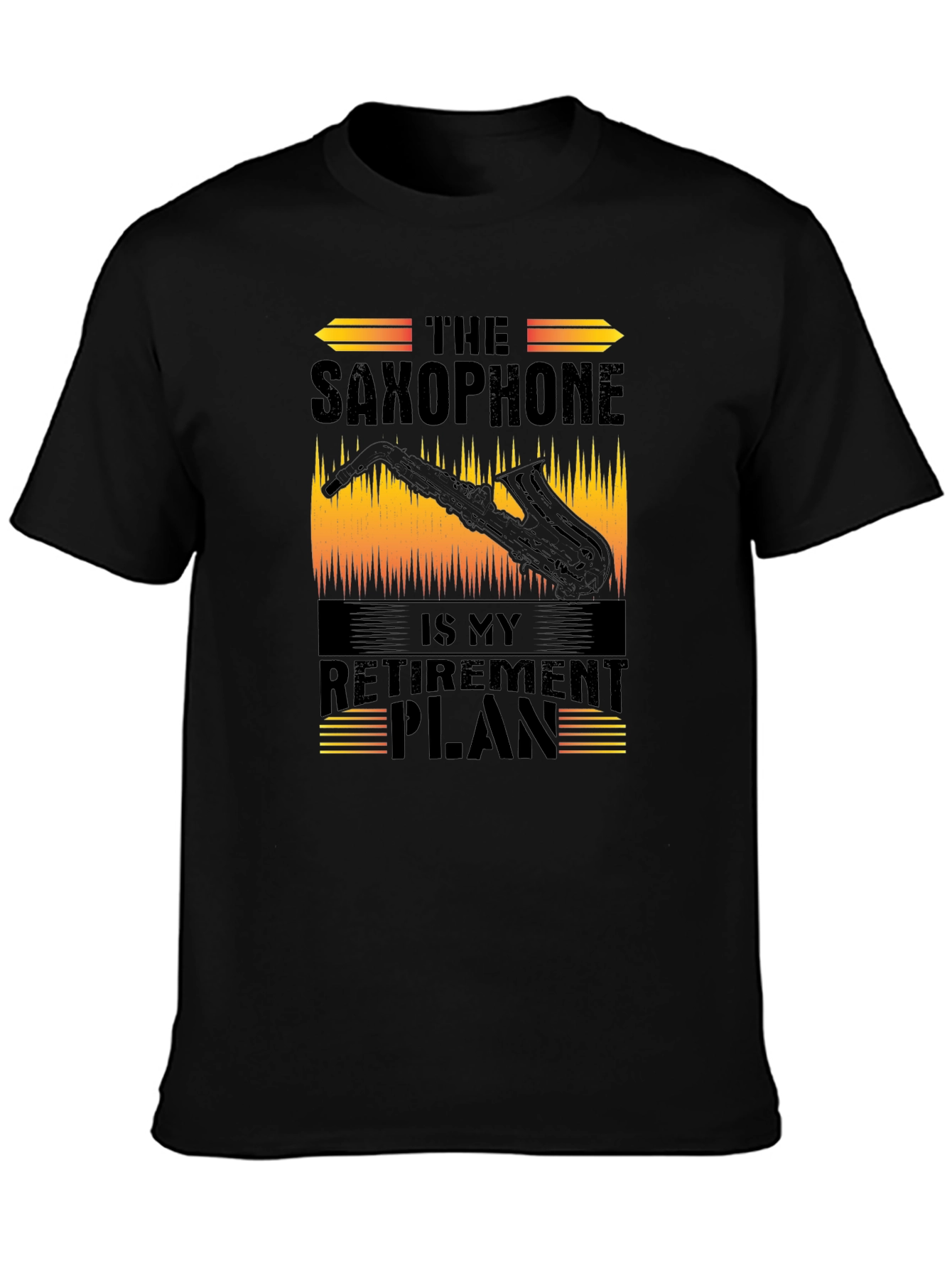 Saxophone Retirement Plan Graphic T-Shirt