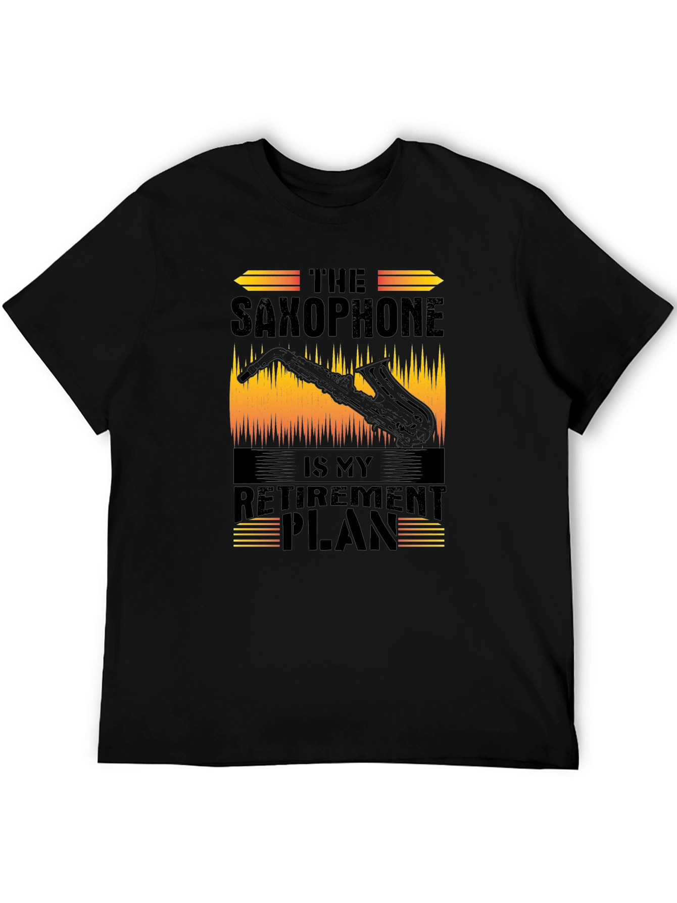 Saxophone Retirement Plan Graphic T-Shirt