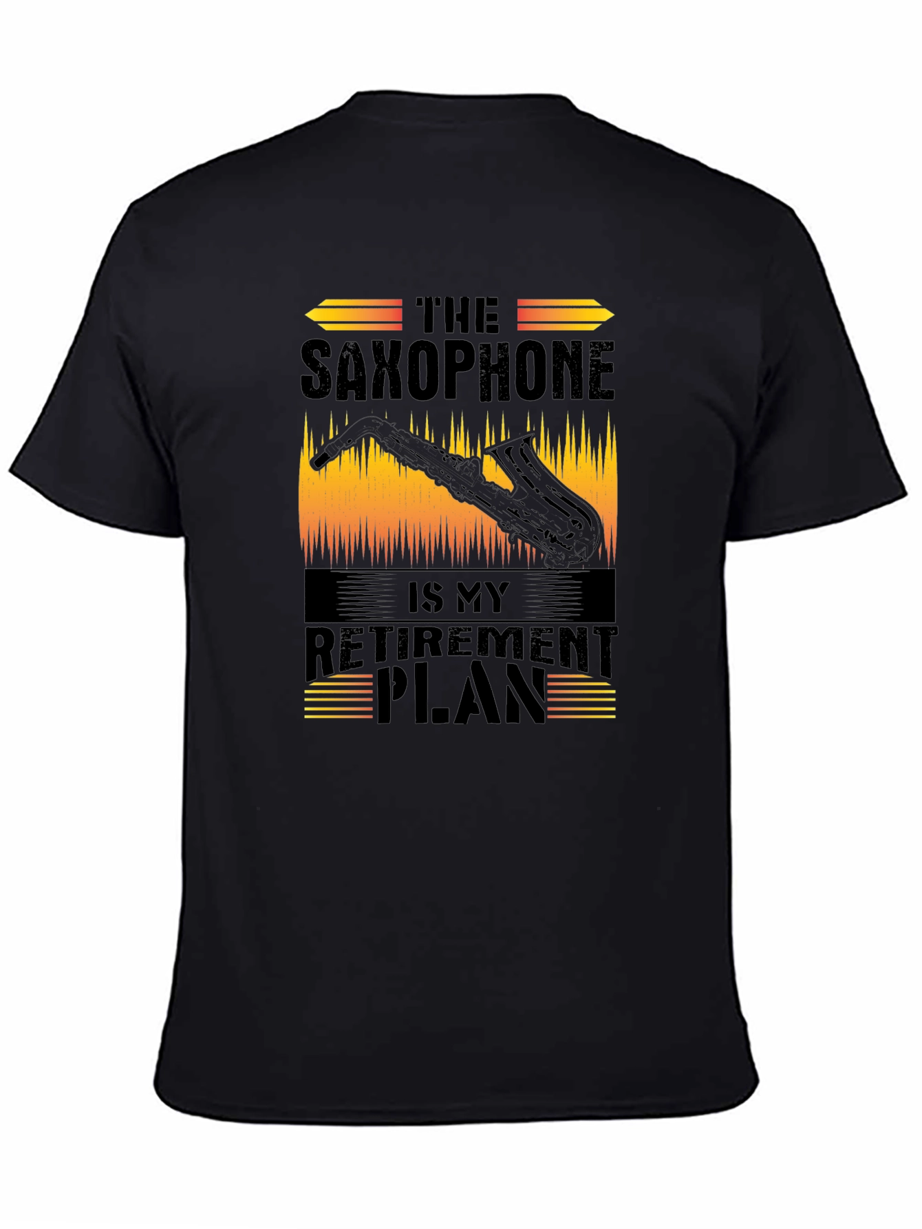 Saxophone Retirement Plan Graphic T-Shirt